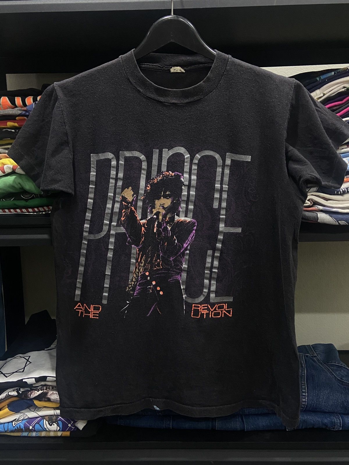 Band Tees × Prince Prince "Purple Rain" Tour 1984-85 Original T Shirt Size US M / EU 48-50 / 2 - 1 Thumbnail