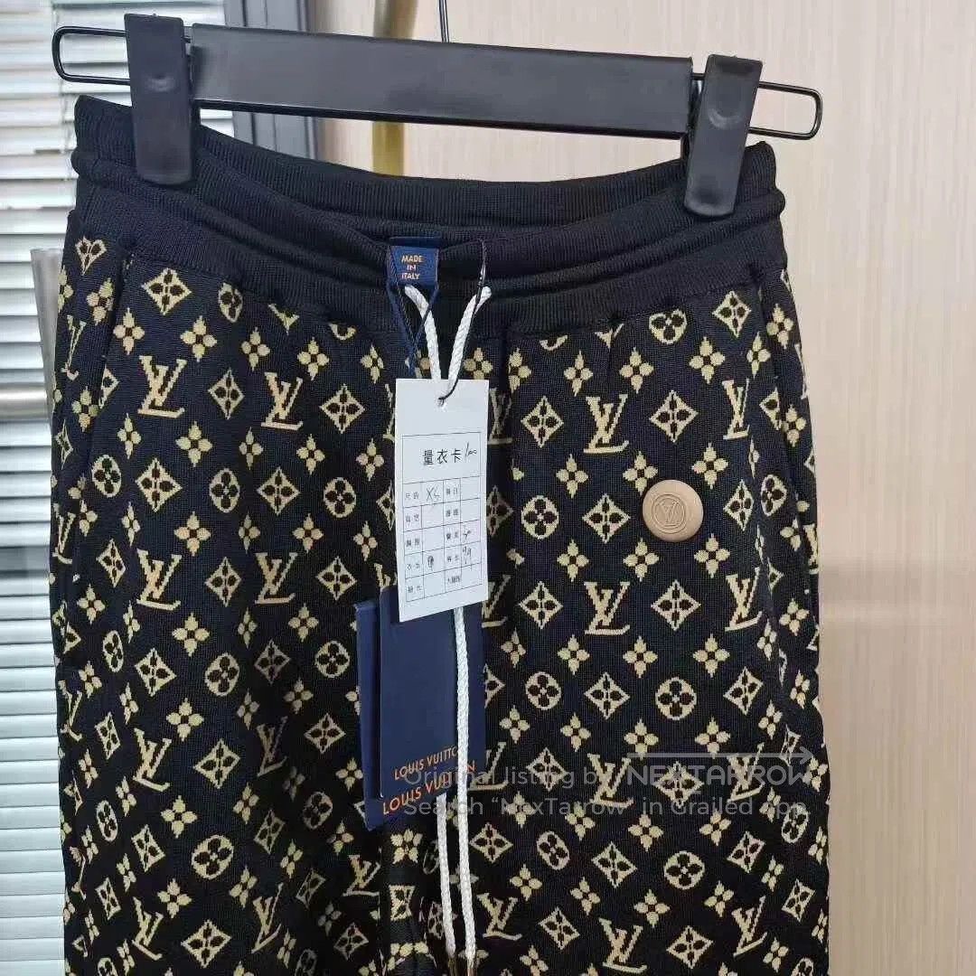 Louis Vuitton Louis Vuitton Monogram Knit Sweatpants XS. Size 22" - 2 Thumbnail