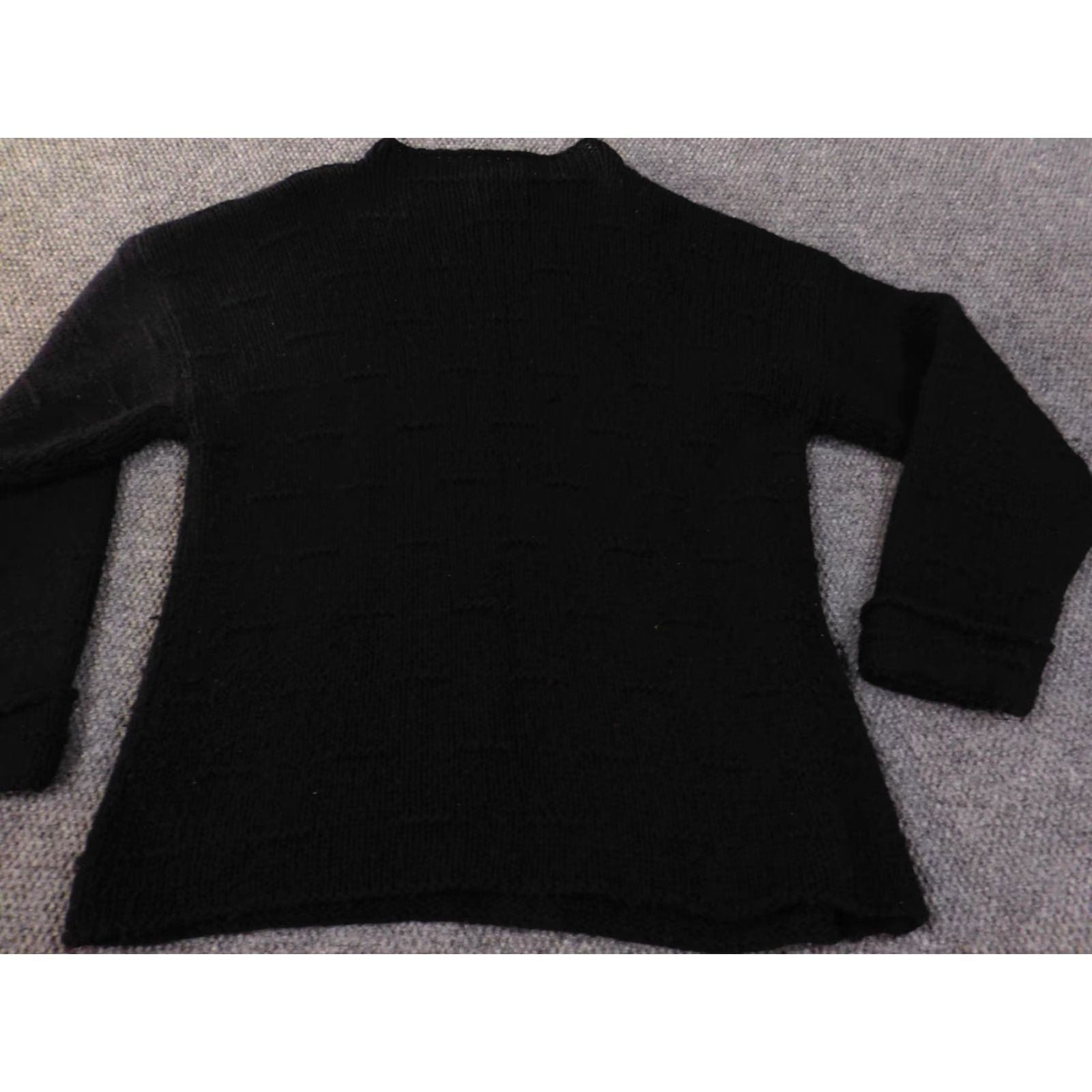 Coldwater Creek Coldwater Creek Sweater Black Womens Wool Acrylic Long Sleeve Turtleneck 3X Pullover Outdoor Geometric Knit Soft Comfort Plus Size Womens** Size XXL / US 16-18 / IT 52-54 - 7 Thumbnail