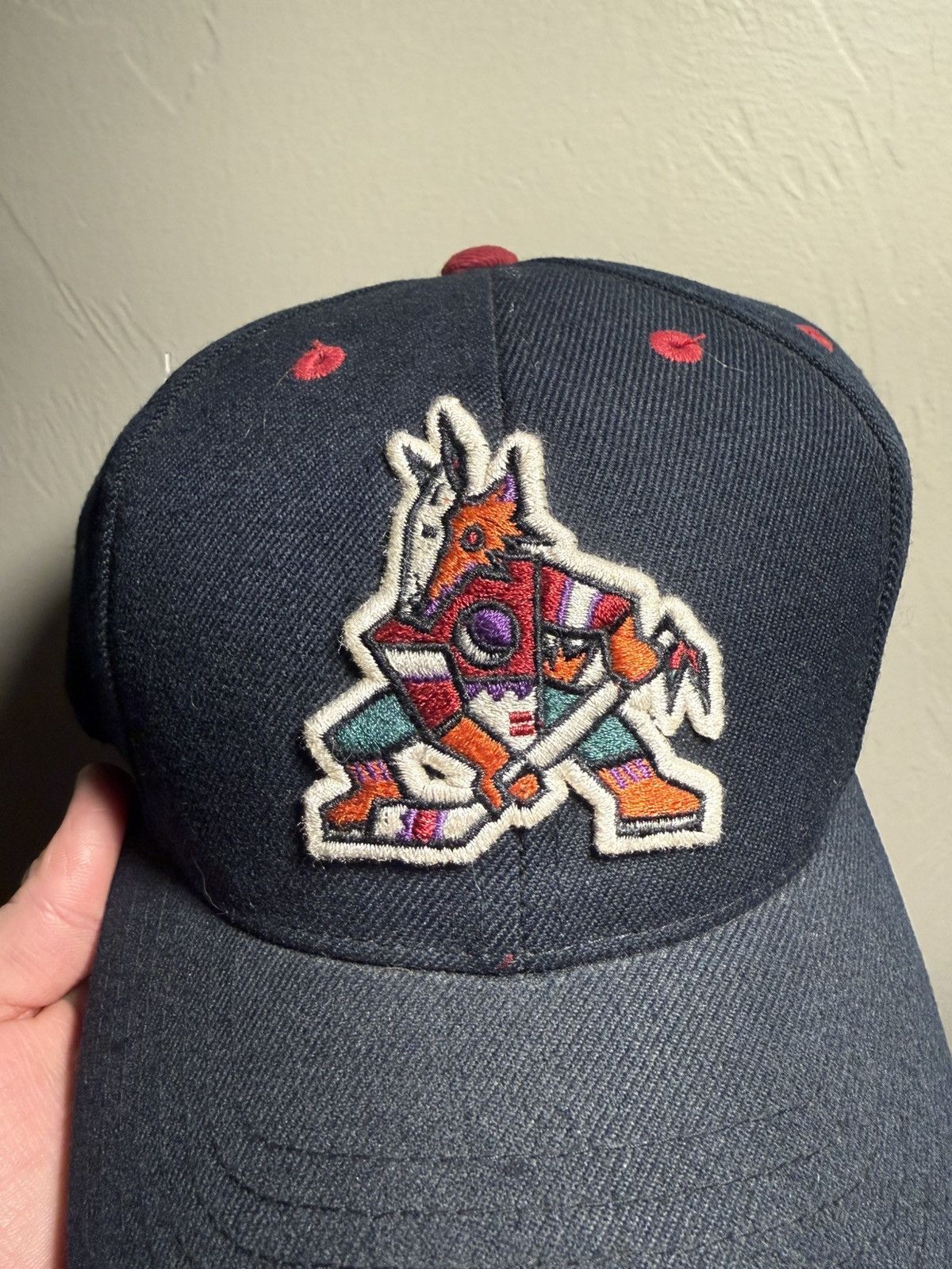 Logo Athletic NEW Vintage Phoenix Coyotes Snapback Hat NHL Arizona 1990s Size ONE SIZE - 3 Thumbnail