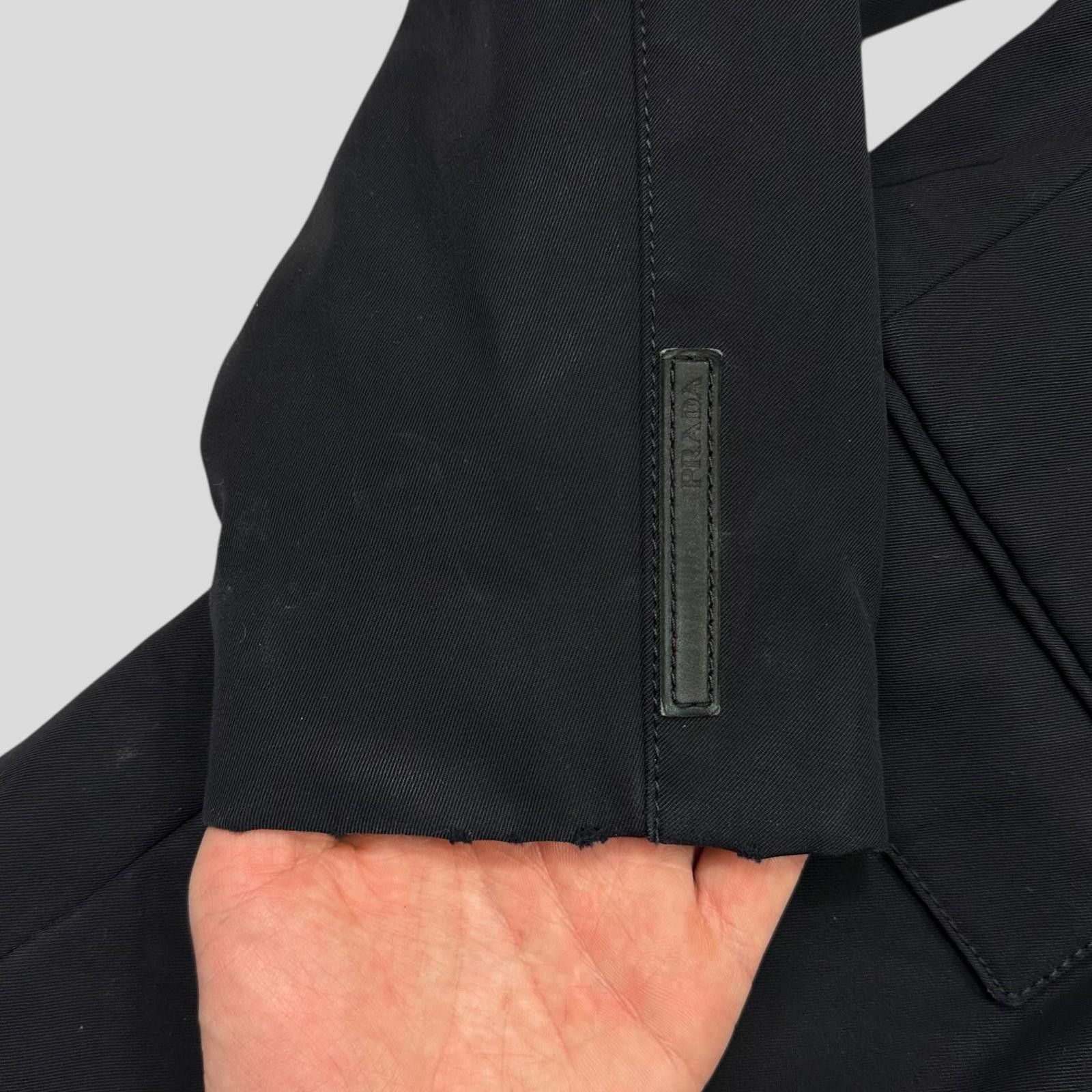 Prada Prada Sport 2007 Wool + Leather Modular Blazer Jacket IT54 L Size US L / EU 52-54 / 3 - 3 Thumbnail