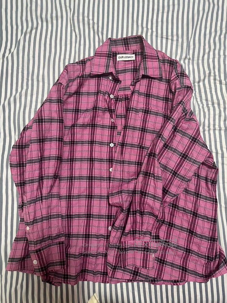 Our Legacy Our Legacy Pink Shirt Size US S / EU 44-46 / 1 - 3 Thumbnail