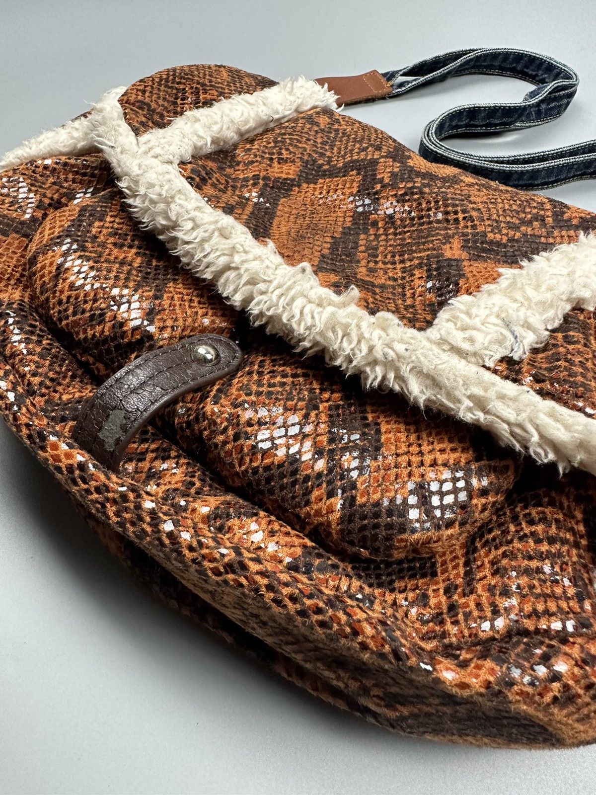 Japanese Brand × Kansai Yamamoto Vintage Kansai Yamamoto Snake Skin Sling/Cross Body Size ONE SIZE - 6 Thumbnail