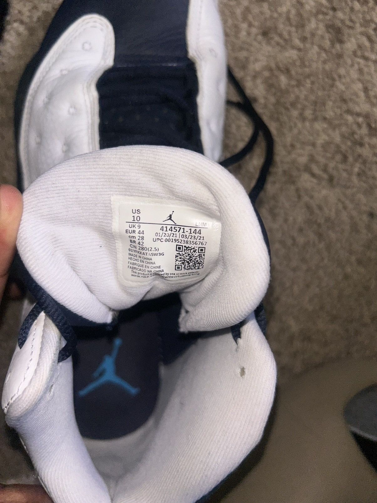 Jordan Brand Jordan 13 Retro Obsidian Size US 10 / EU 43 - 6 Thumbnail