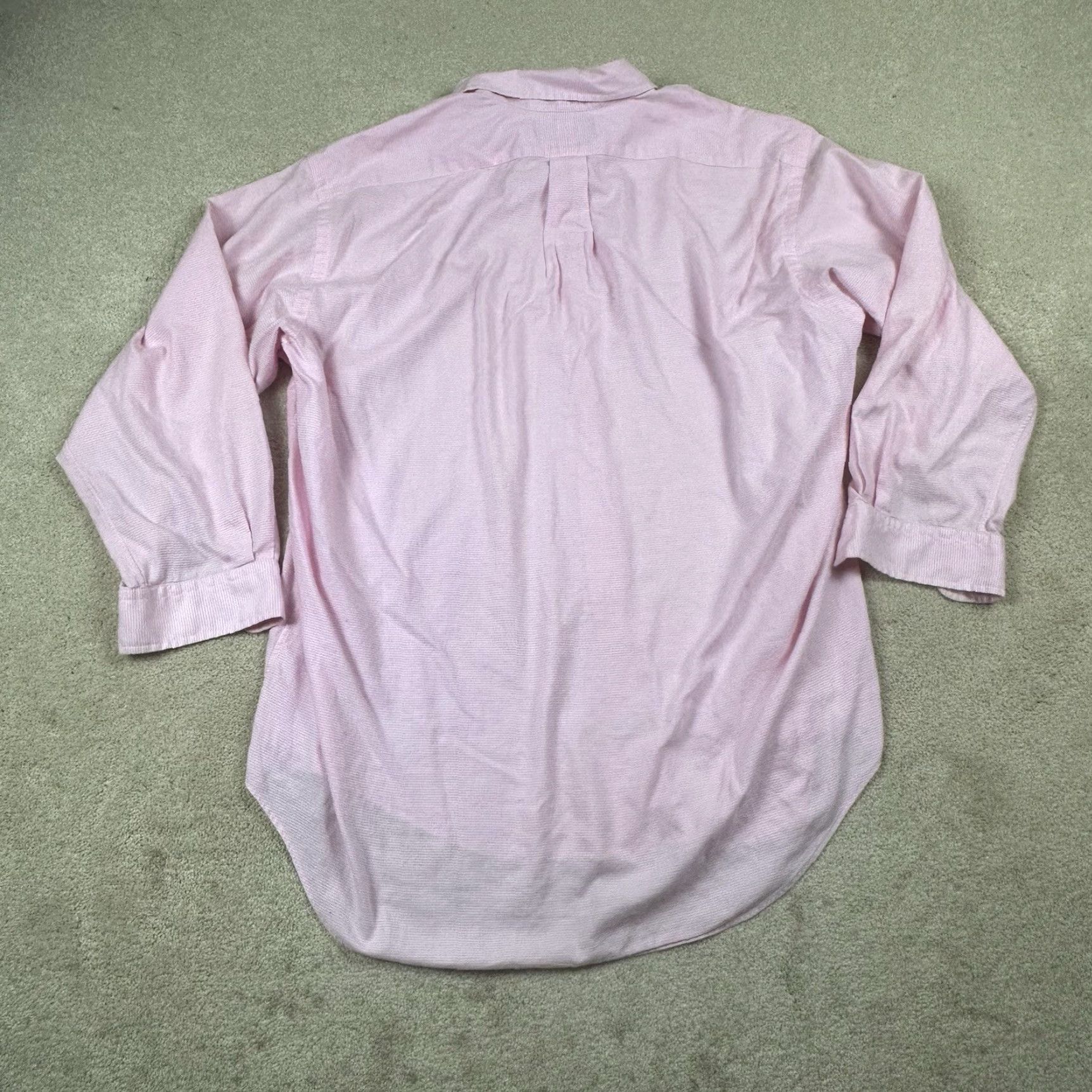 Charles Tyrwhitt Ralph Lauren Dress Shirt Mens 17.5 32 Pink Striped Size 46R - 2 Thumbnail