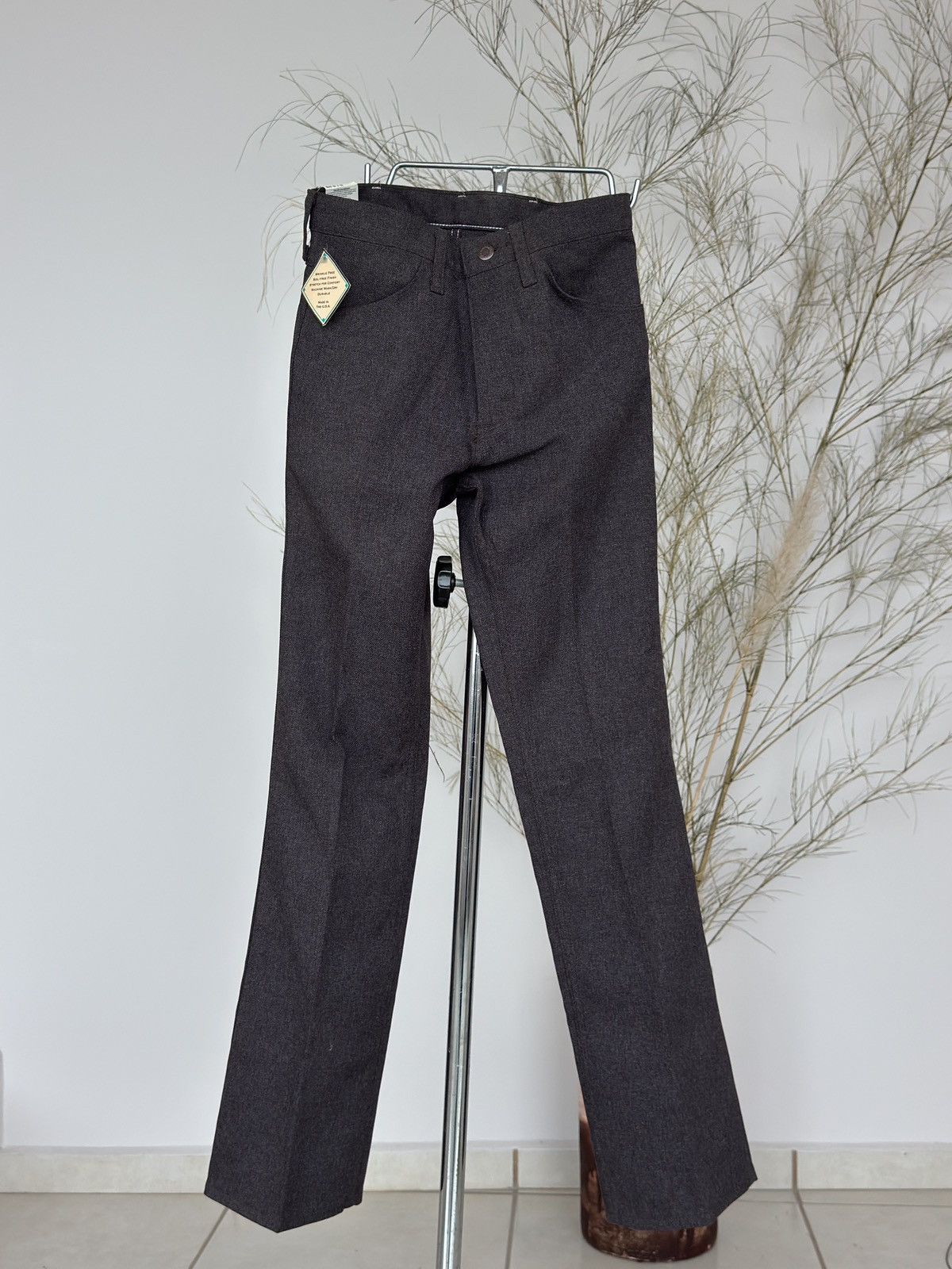 Wrangler Wrangler Wrancher Dress Jeans Brown 29x32 USA Made Vintage Size US 29 - 3 Thumbnail