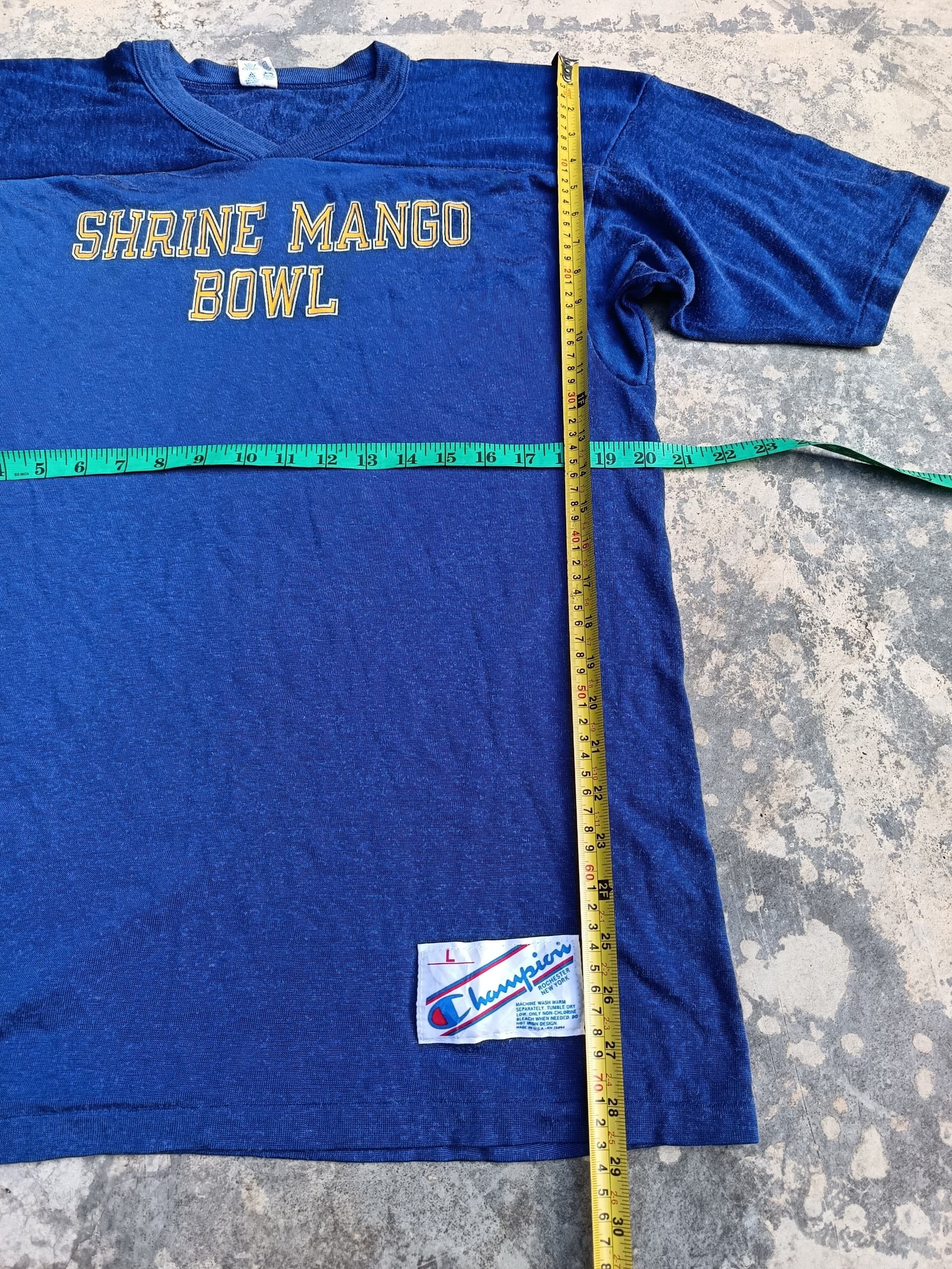 Champion × Sports Specialties × Vintage Vintage 80s champion shrine mango bowl shirt Size US L / EU 52-54 / 3 - 4 Thumbnail