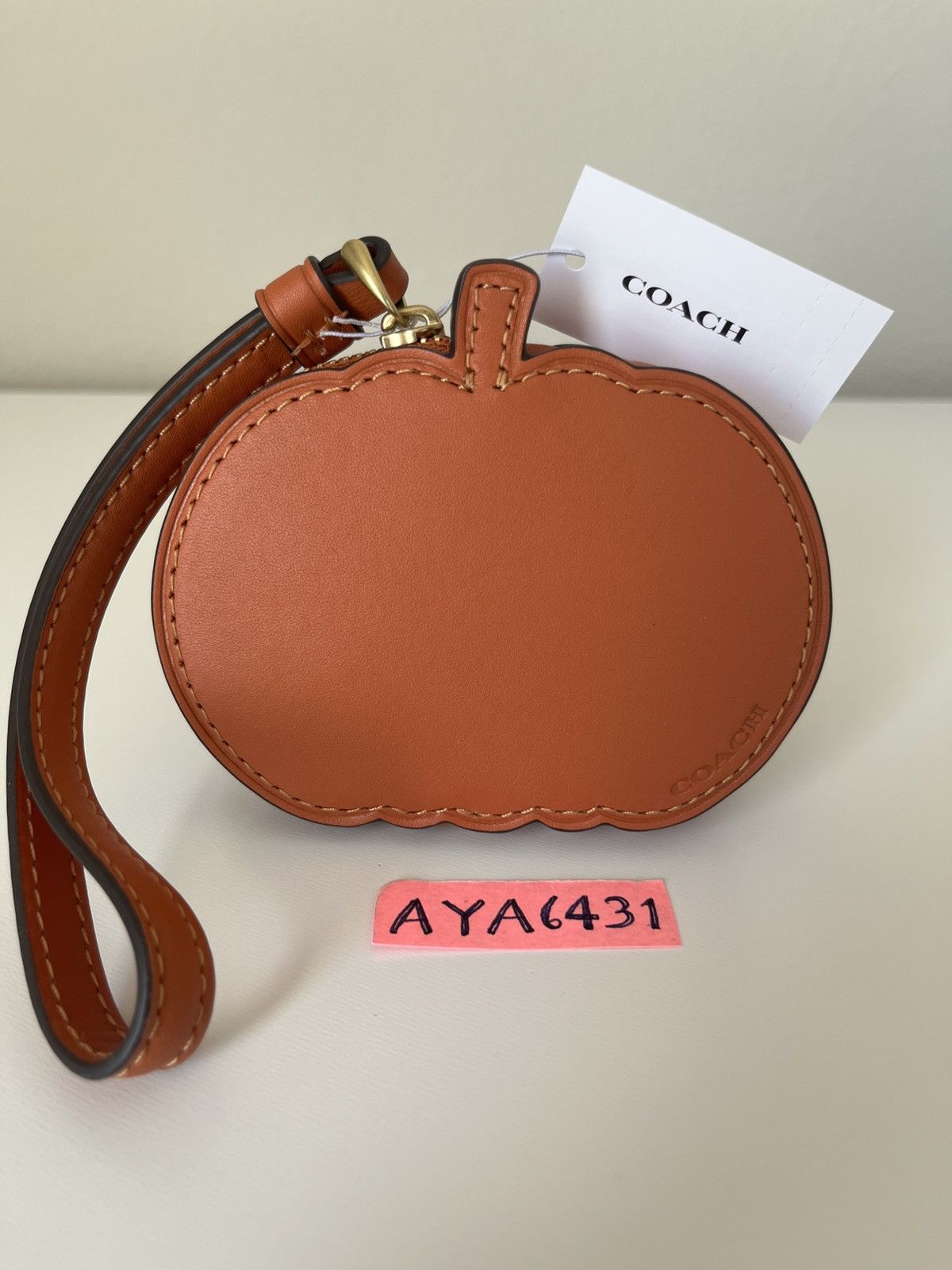 Coach Coach Pumpkin Coin Case Size ONE SIZE - 1 Thumbnail
