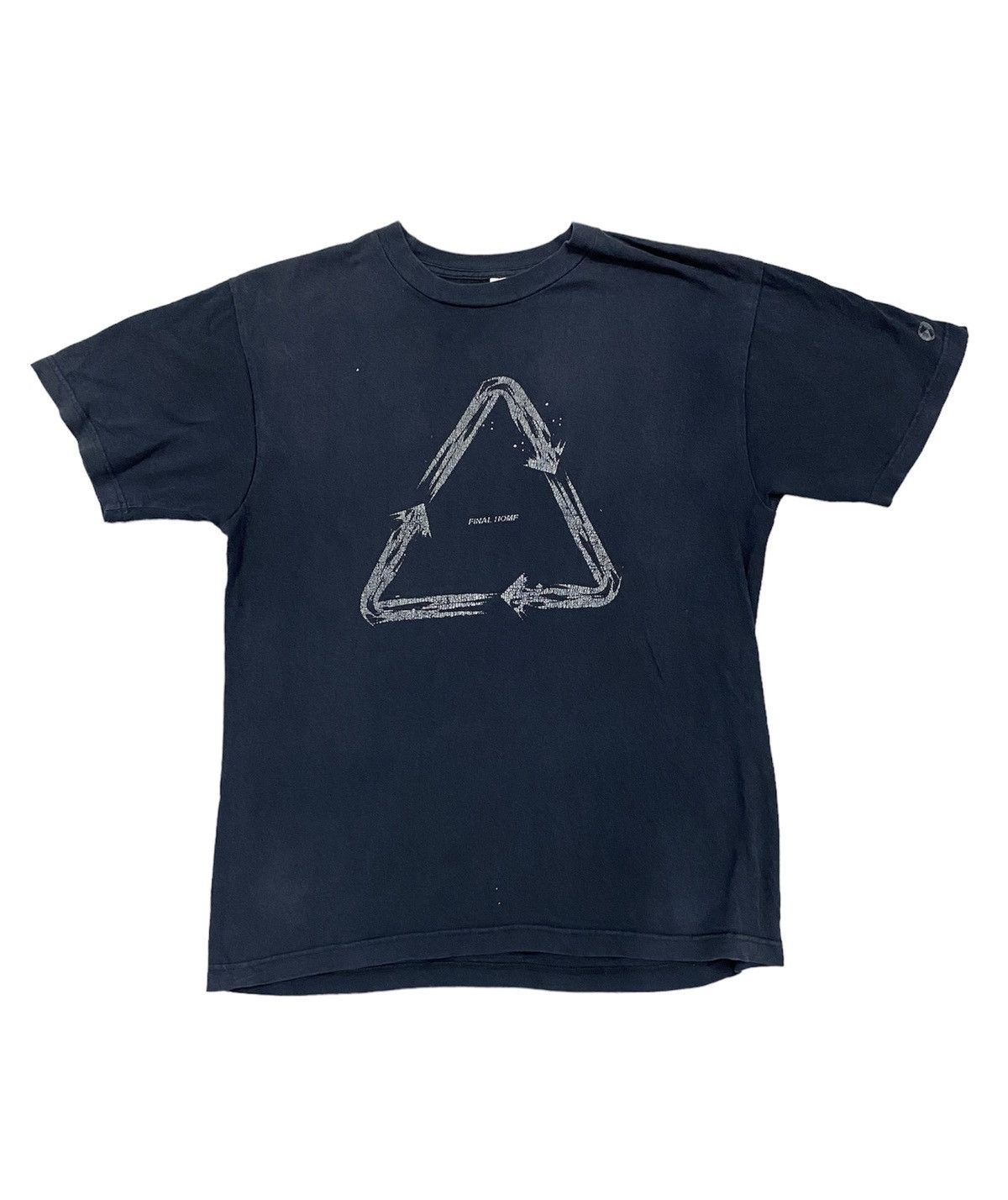 1990s Final Home triangle recycle logo tee