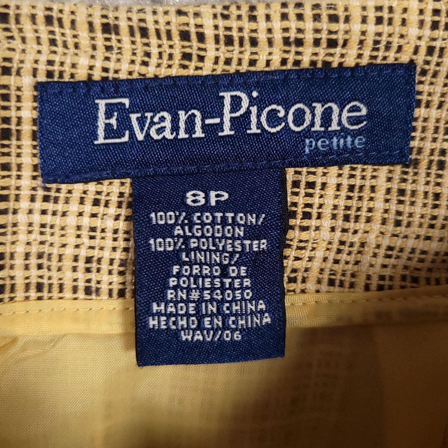 Evan Picone VINTAGE? No. Size 30" / US 8 / IT 44 - 5 Thumbnail