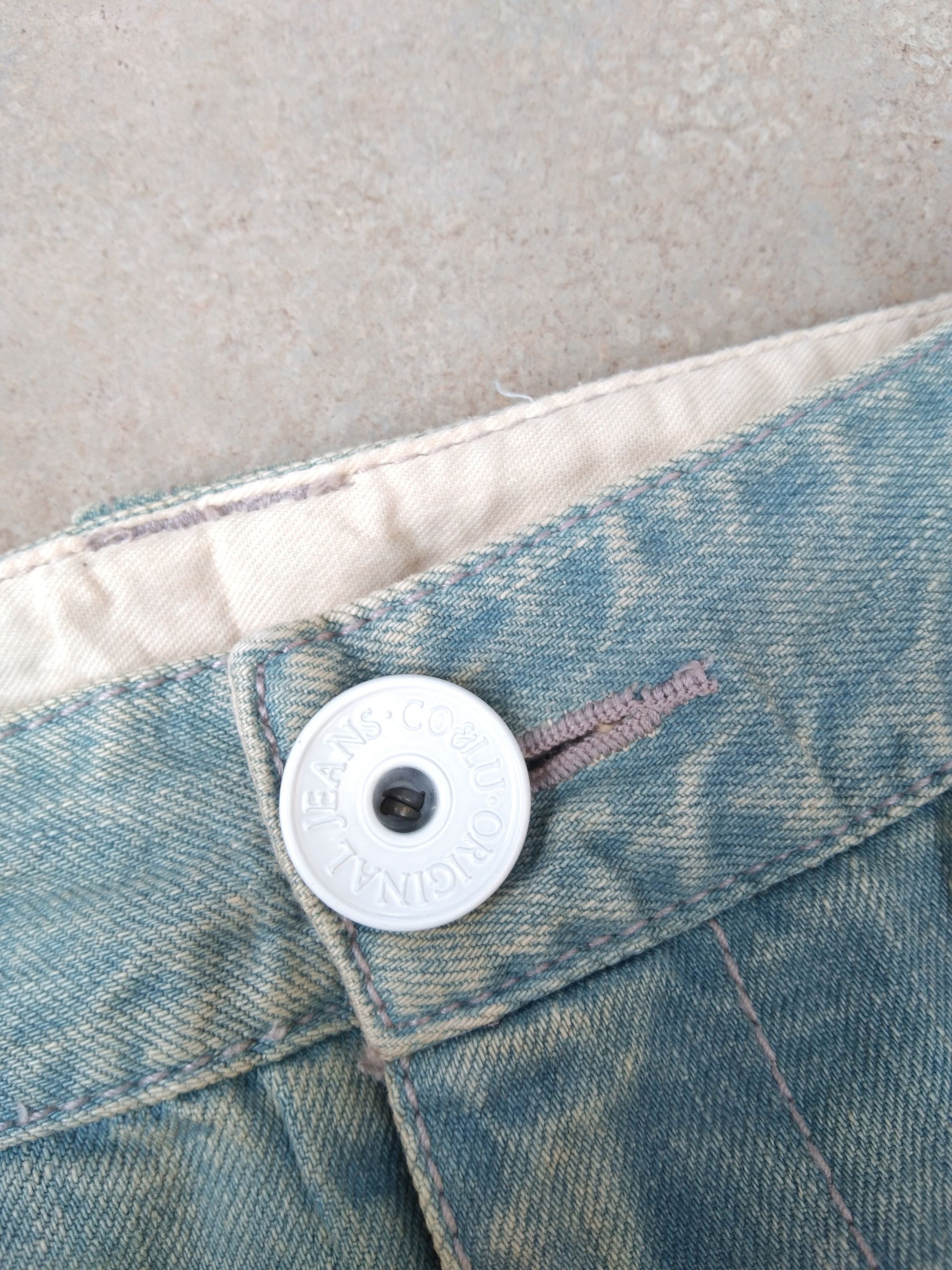 Japanese Brand Vintage Co&Lu Curve Leg High Rise Retro Punk Jeans Size US 30 / EU 46 - 5 Thumbnail