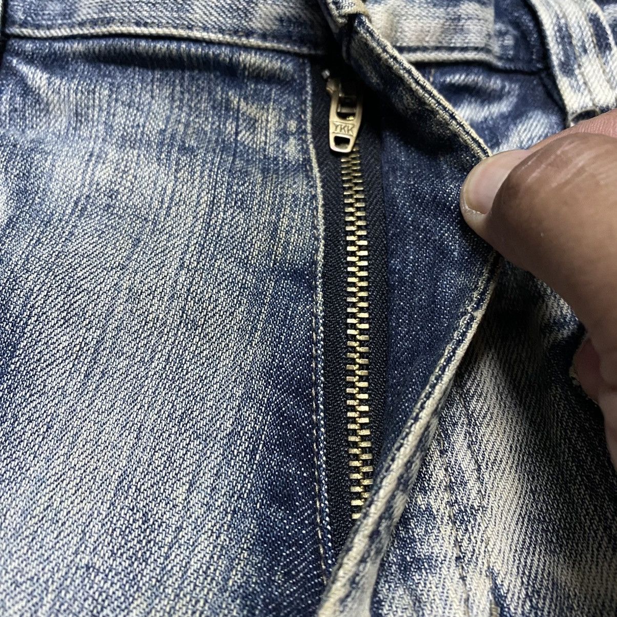 PPFM Rare‼️🔥Vintage PPFM Curved Leg Bondage Denim Pant Size US 32 / EU 48 - 8 Thumbnail