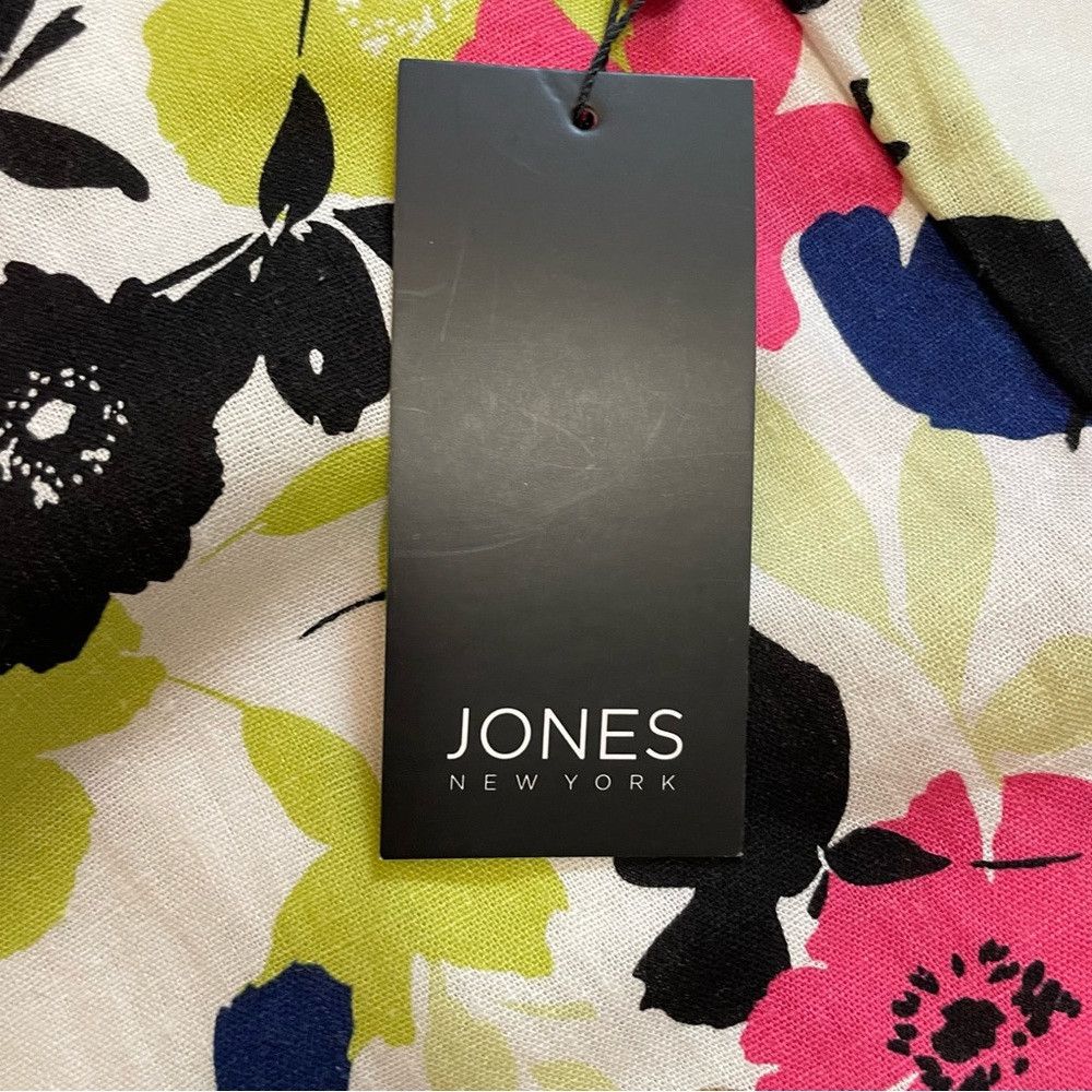 Jones New York NWT New $90 Jones New York Floral Linen-blend Pant Size 10 Size 32" / US 10 / IT 46 - 6 Thumbnail