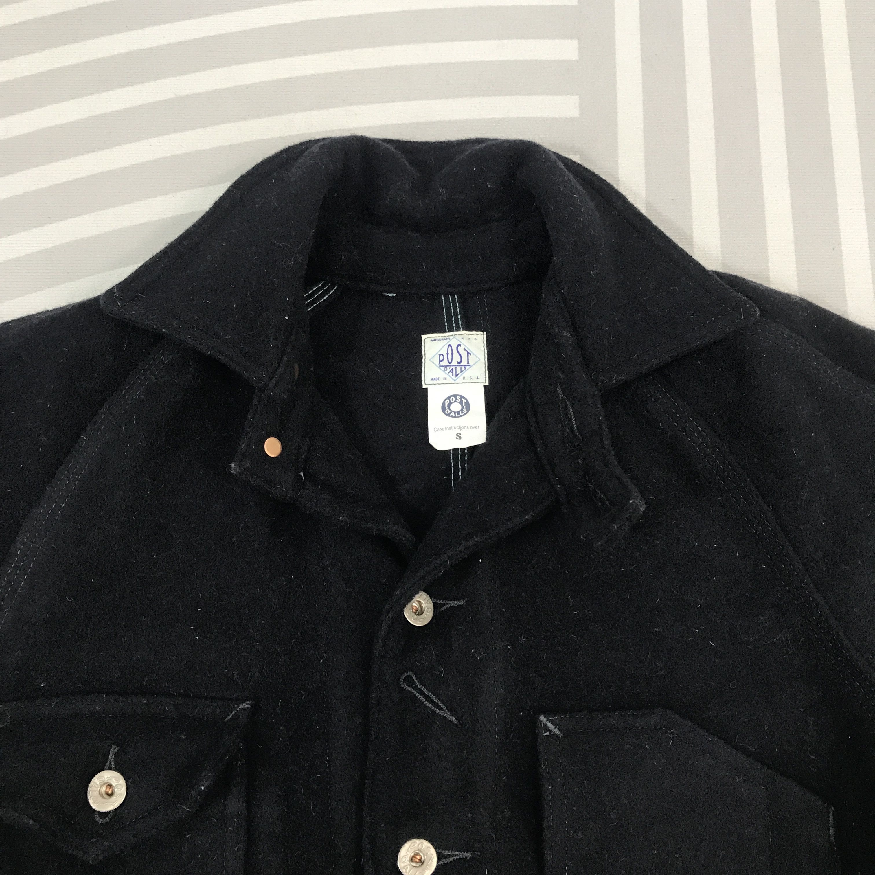 Post Overalls × Vintage Vintage Post O'ALLS Made in USA button Wool Jacket Size US S / EU 44-46 / 1 - 8 Thumbnail