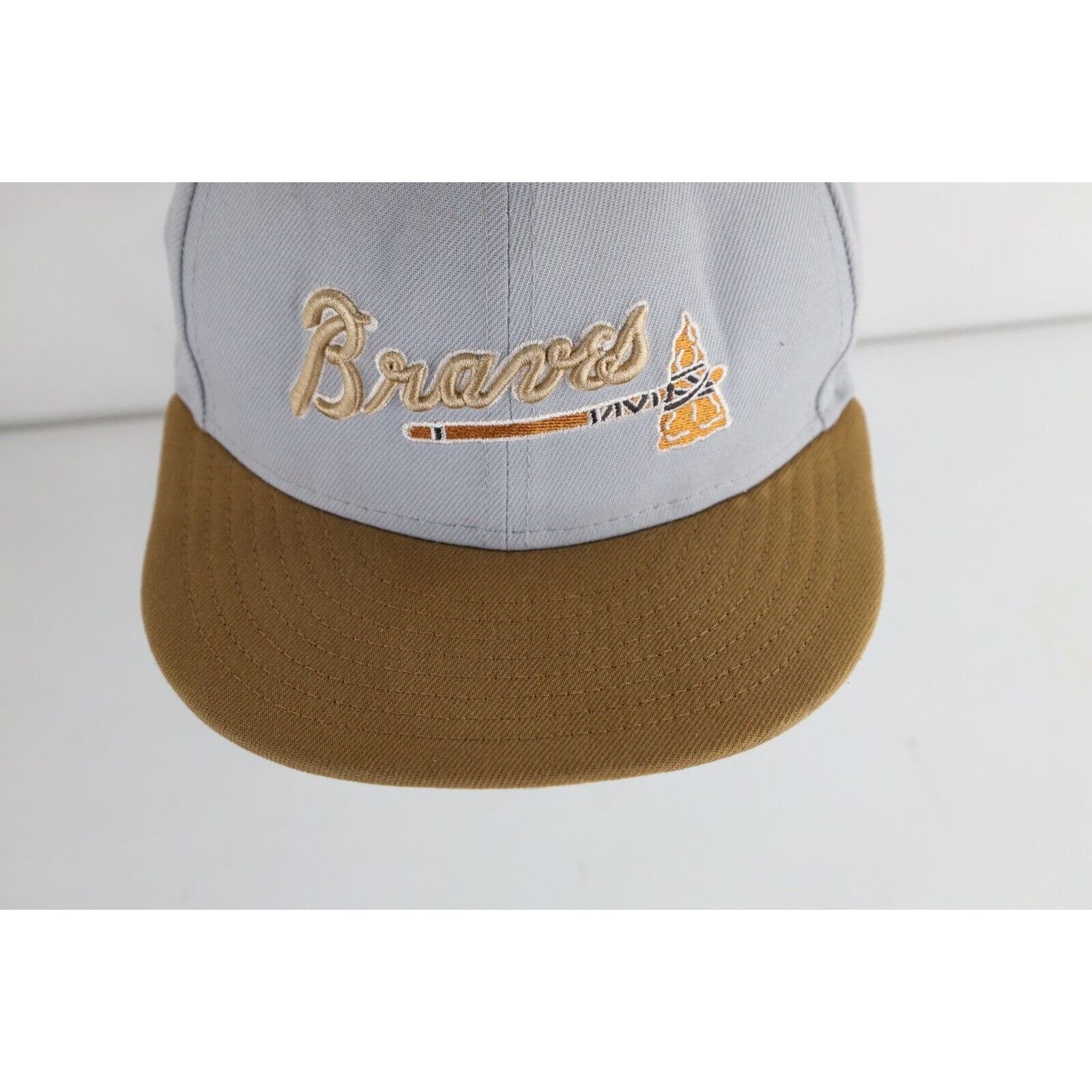 New Era × Vintage Vintage Y2K 2000 All Star Game Spell Out Atlanta Braves Hat Size ONE SIZE - 2 Thumbnail