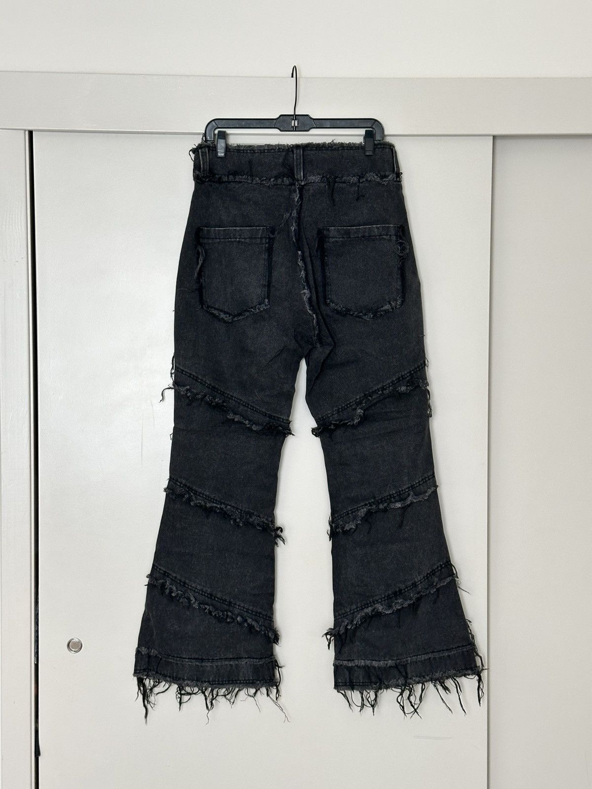 Japanese Brand DIG YOUR OWN GRAVE (DYOG) Switching Flare Denim [L] Size US 32 / EU 48 - 2 Thumbnail
