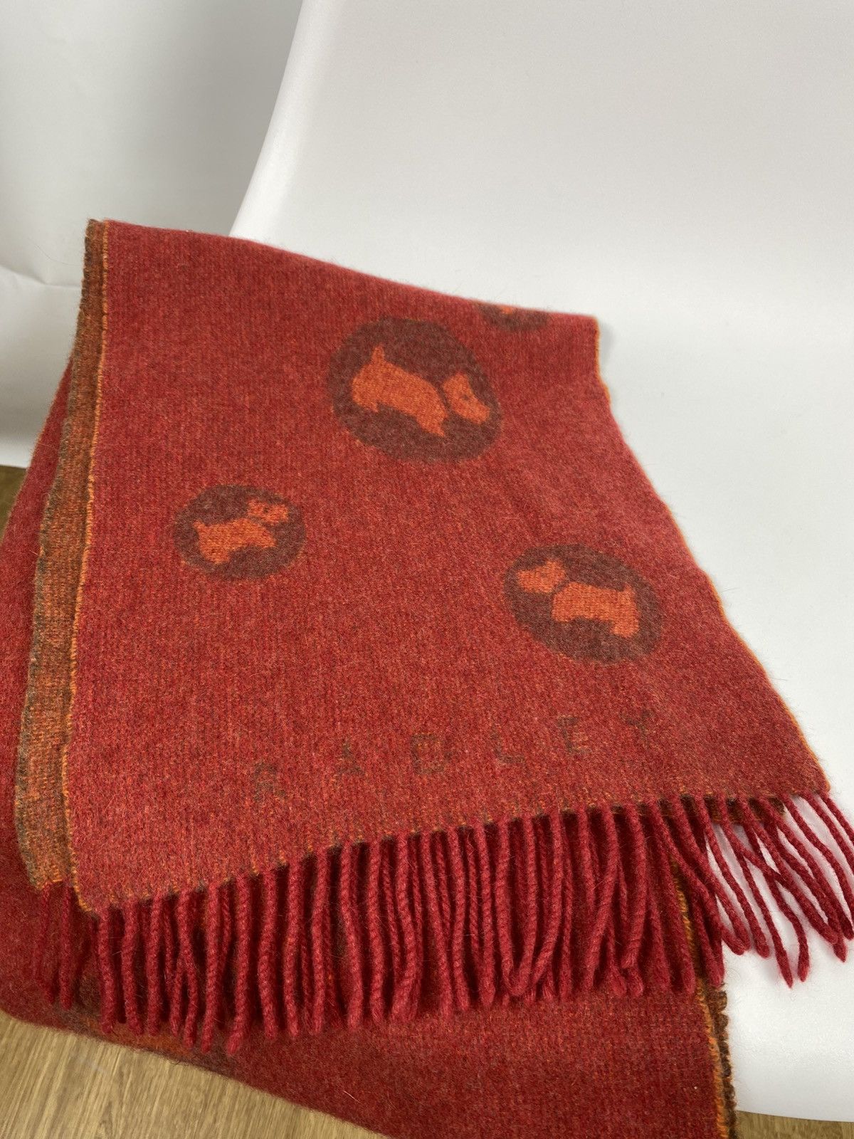 Other Radley Lambswool Angora Printed Scarf Size ONE SIZE - 9 Thumbnail