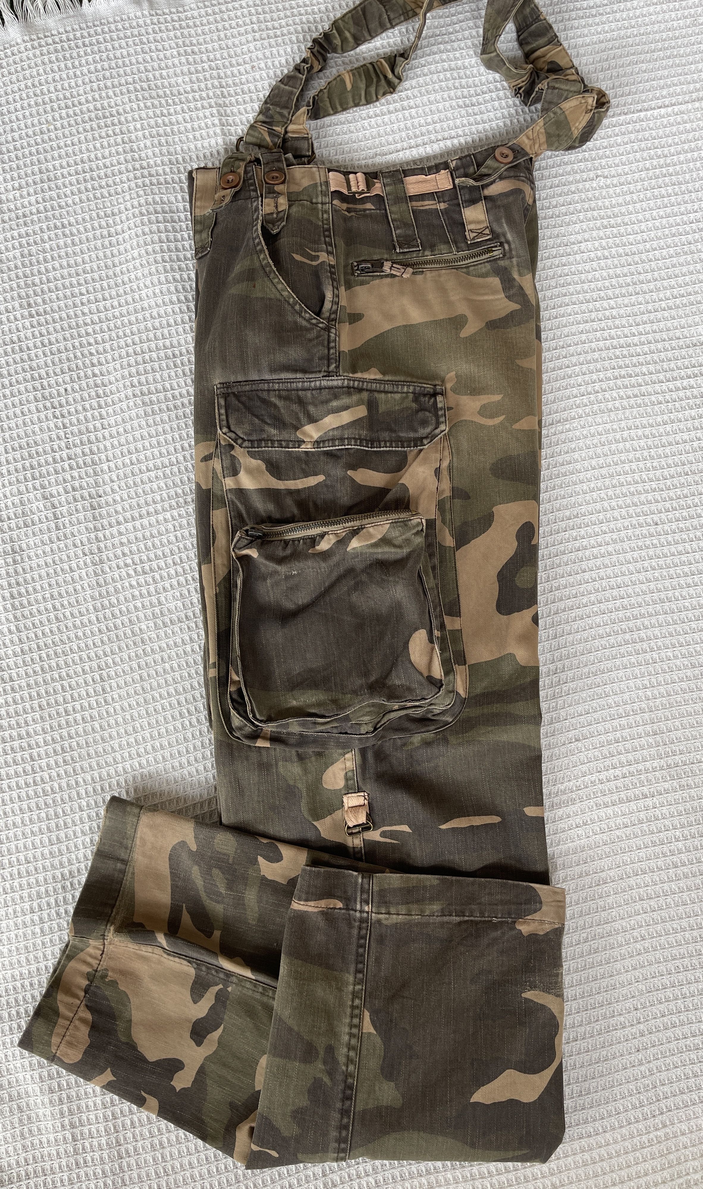 GOA Vintage’90s🔥GOA🔥Camo Bondage Cargo Pants Size US 30 / EU 46 - 7 Thumbnail