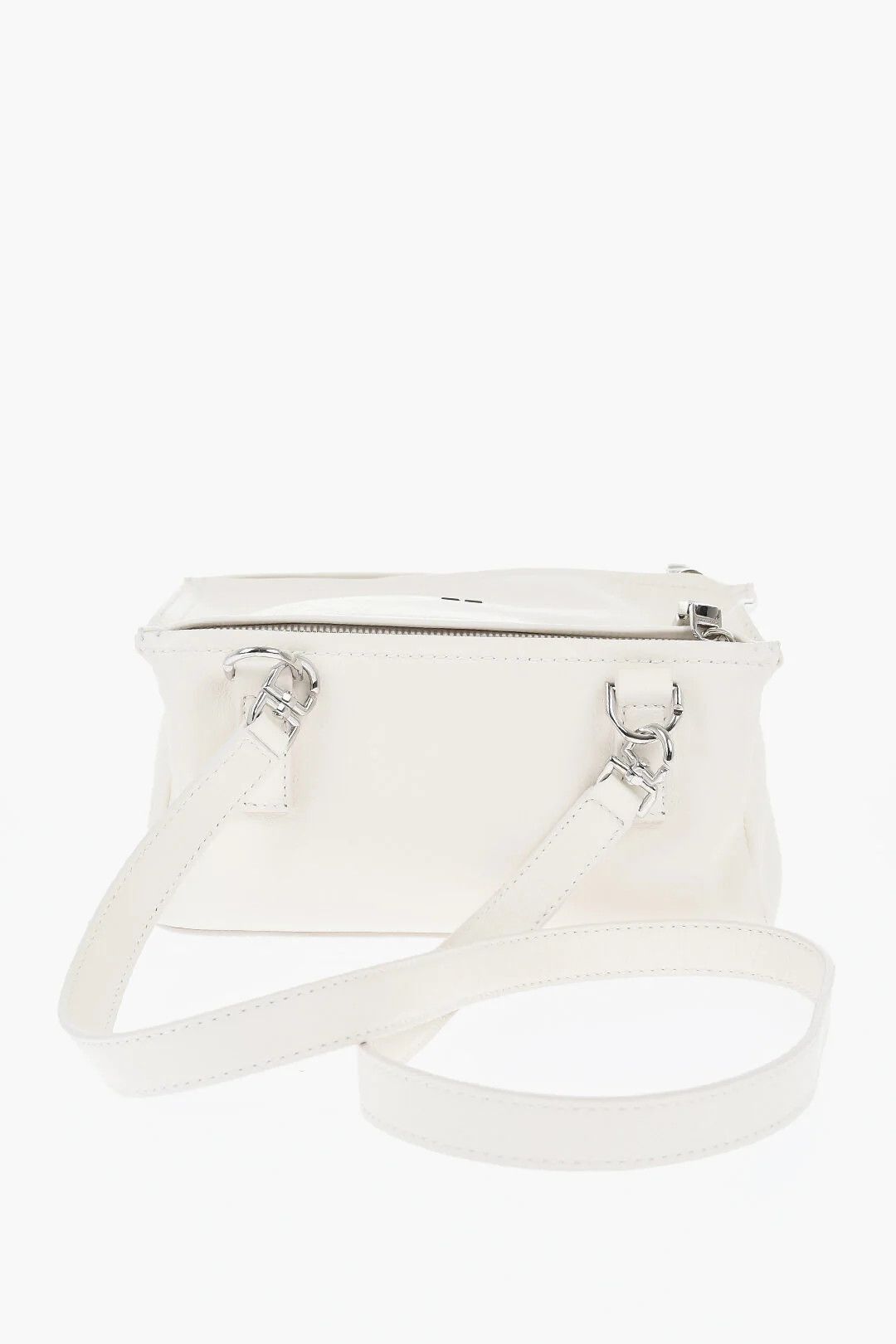 Givenchy og1mm0326 Size: OS / Hammered Leather Shoulder Bag in White Size ONE SIZE - 3 Thumbnail