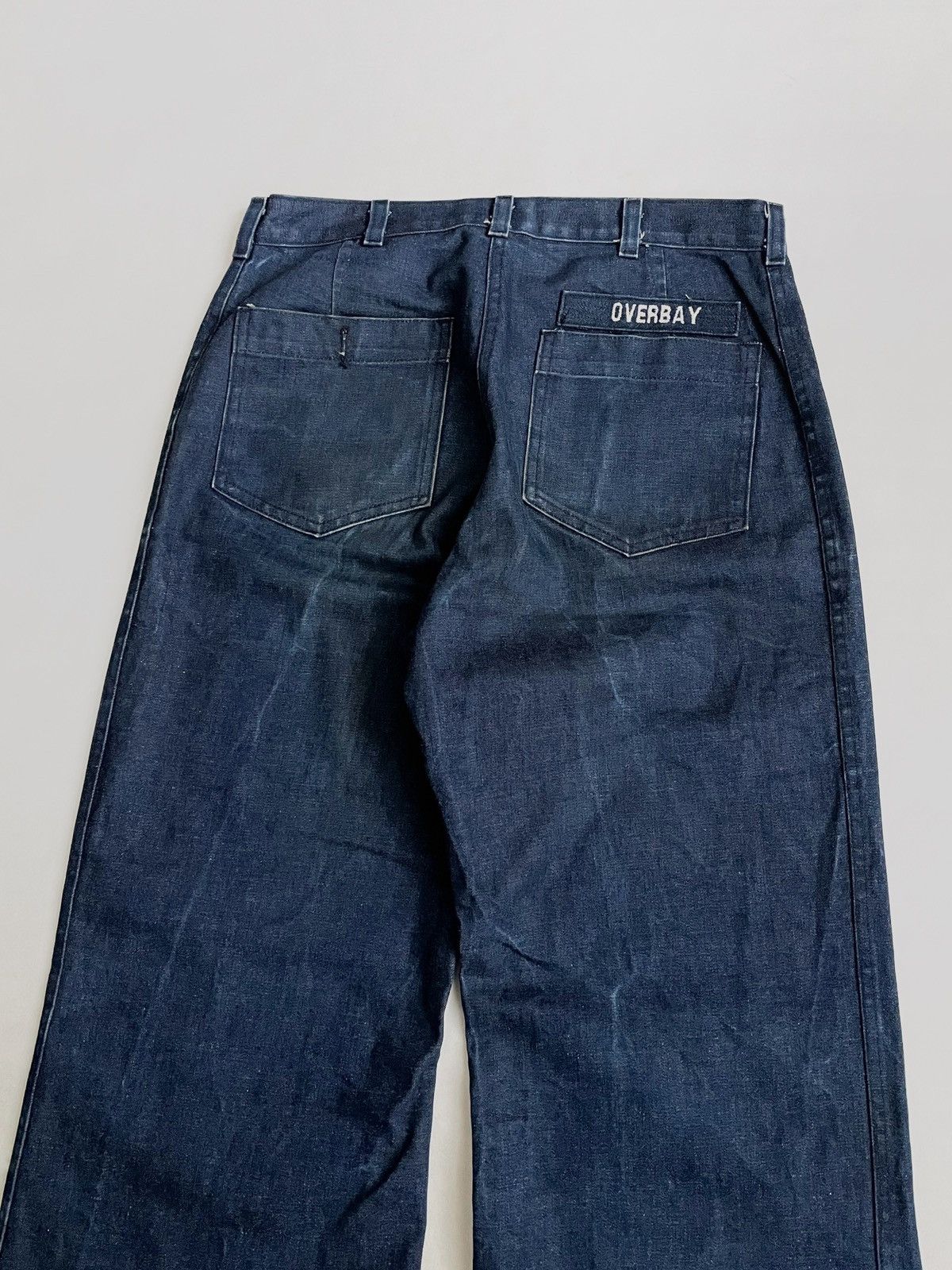 Vintage Vintage Overbay stonewashed denim pants 90s Size US 31 - 4 Thumbnail
