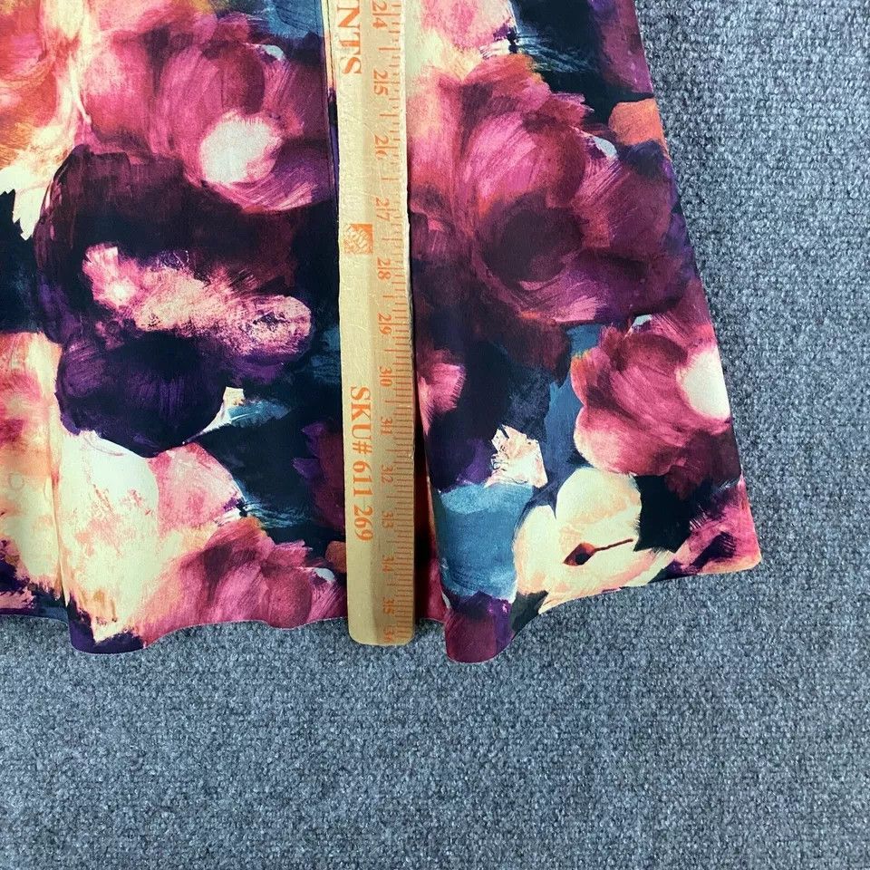Abercrombie & Fitch Abercrombie & Fitch Dress Women's Large A-Line Floral Size L / US 10 / IT 46 - 5 Thumbnail