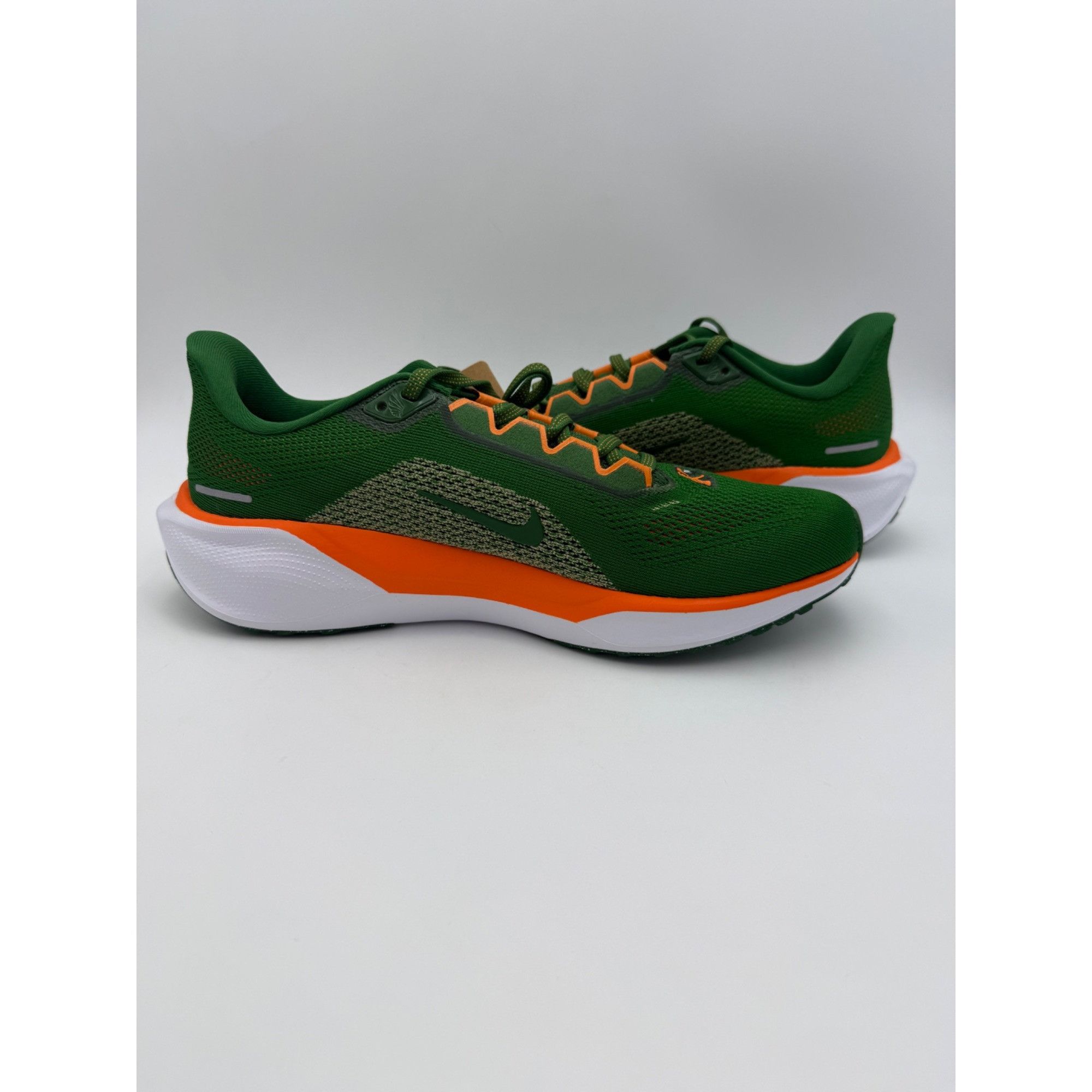 Nike Size 8 - Nike Air Zoom Pegasus 41 “FAMU” Green Orange Runnin Size US 8 / EU 41 - 6 Thumbnail