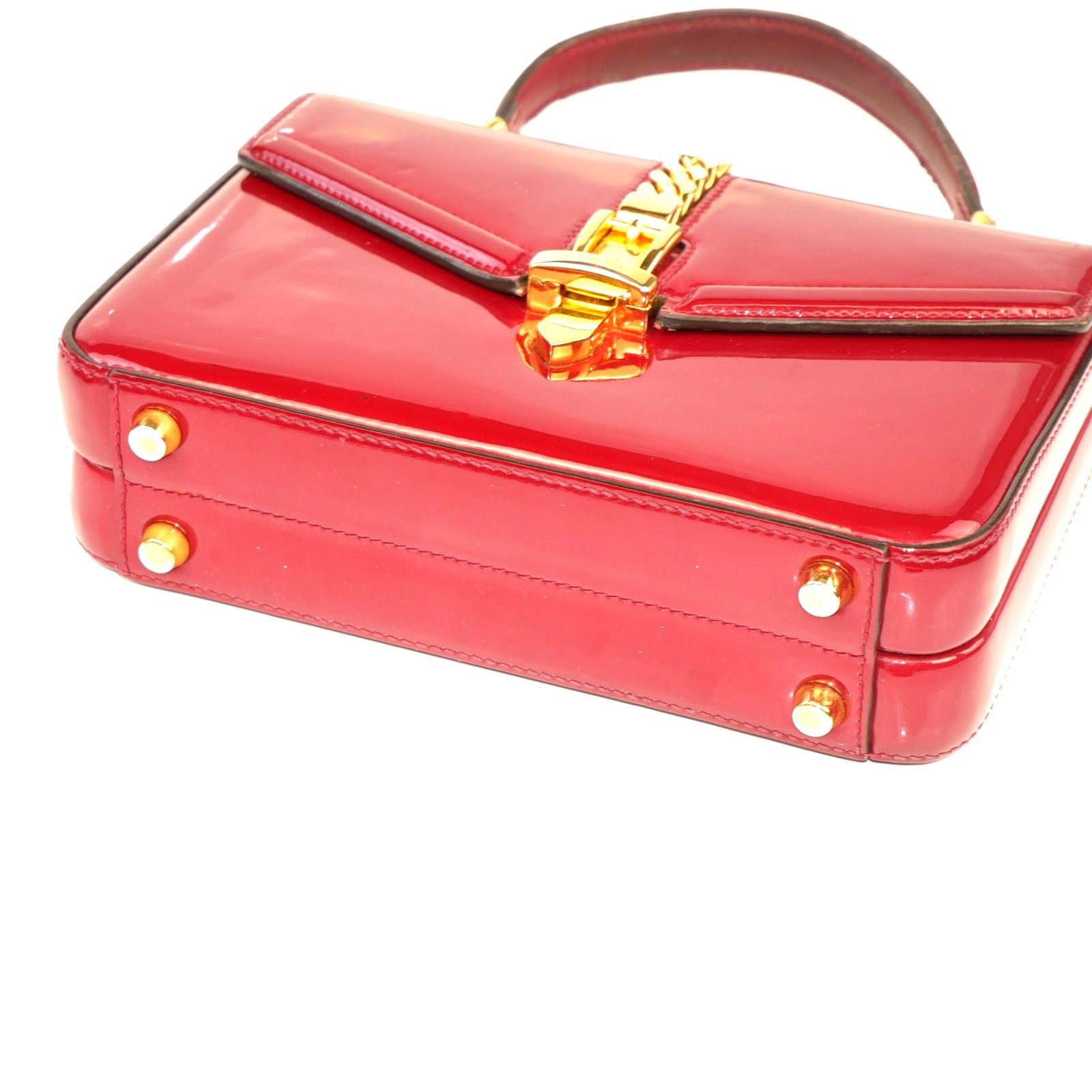 Gucci Sylvie 1967 Red Handbag Size ONE SIZE - 6 Thumbnail