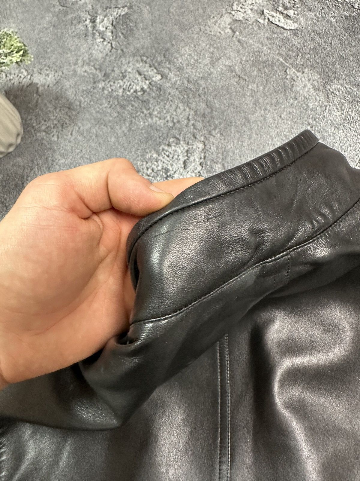 Vintage × Zilli Super RARE Zilli for Stephan Kelian leather oversized jacket Size US M / EU 48-50 / 2 - 22 Thumbnail