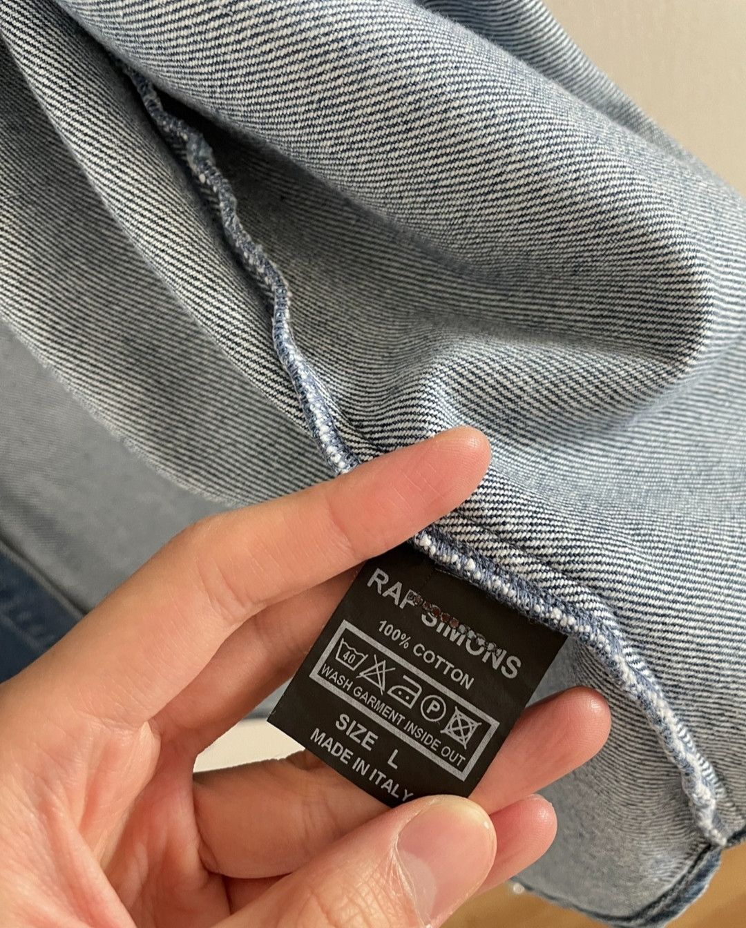 Raf Simons Raf Simons oversize denim shirt. Size US L / EU 52-54 / 3 - 4 Thumbnail