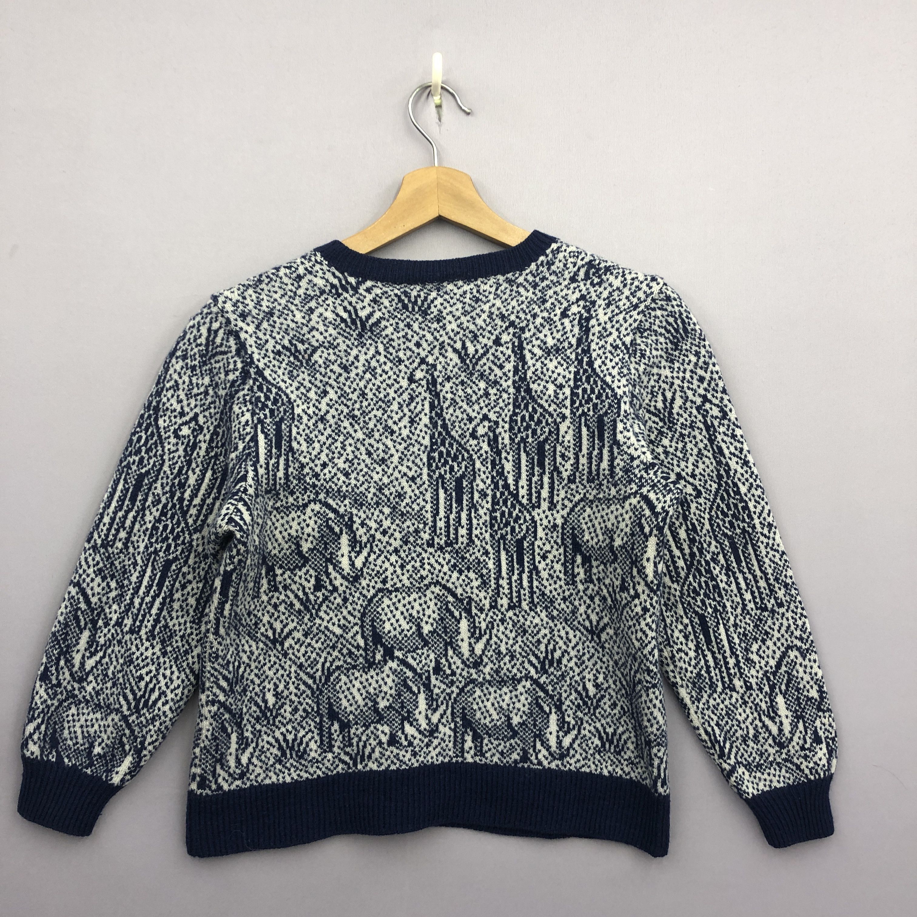 Vintage Y2K Zoo Animal Knitwear Sweater Japanese Sweatshirt