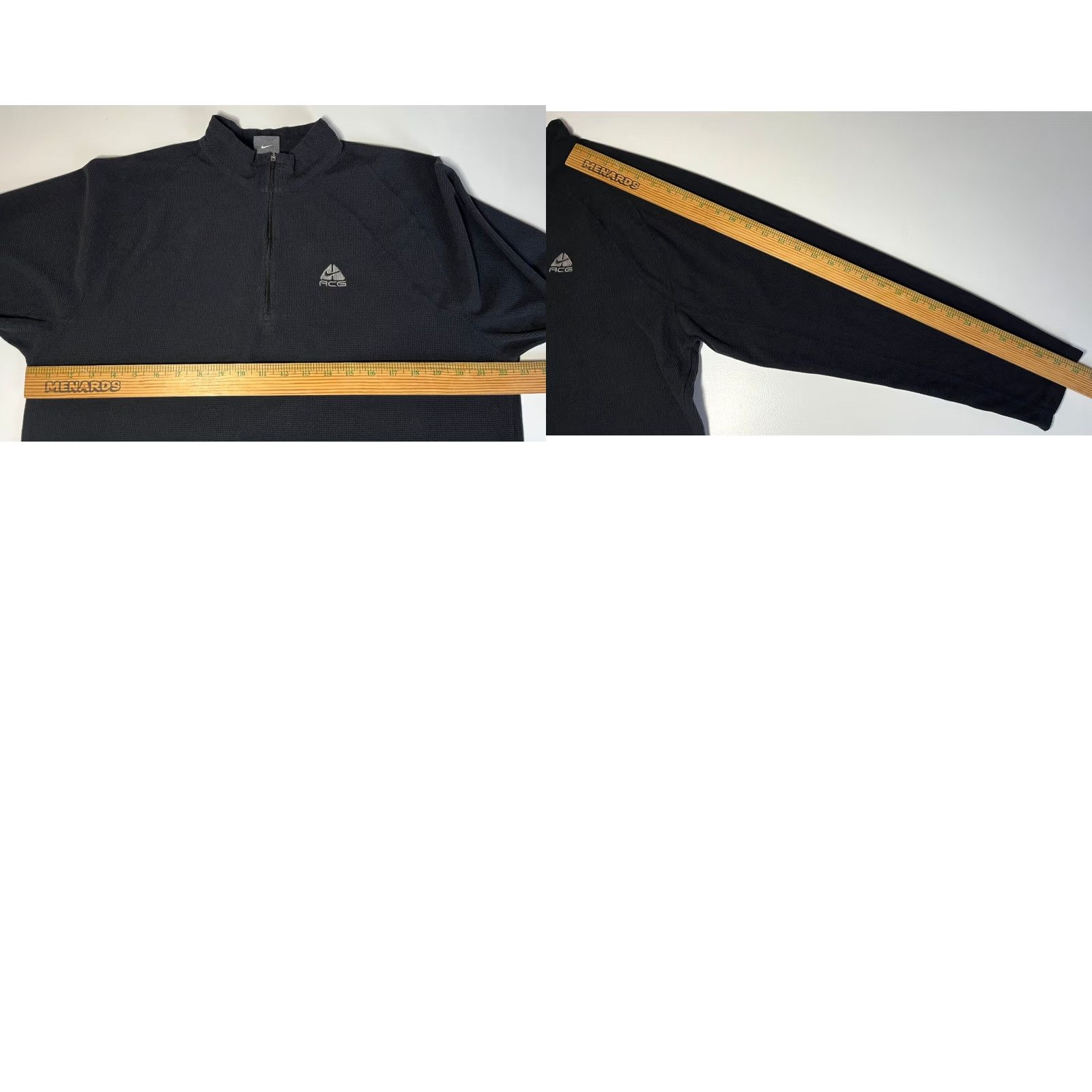 Nike VINTAGE Nike ACG Therma Fit 1/4 Zip Pullover Mens Large Black 100% Polyester Fleece Logo Winter Outdoor Activewear Size US L / EU 52-54 / 3 - 9 Thumbnail