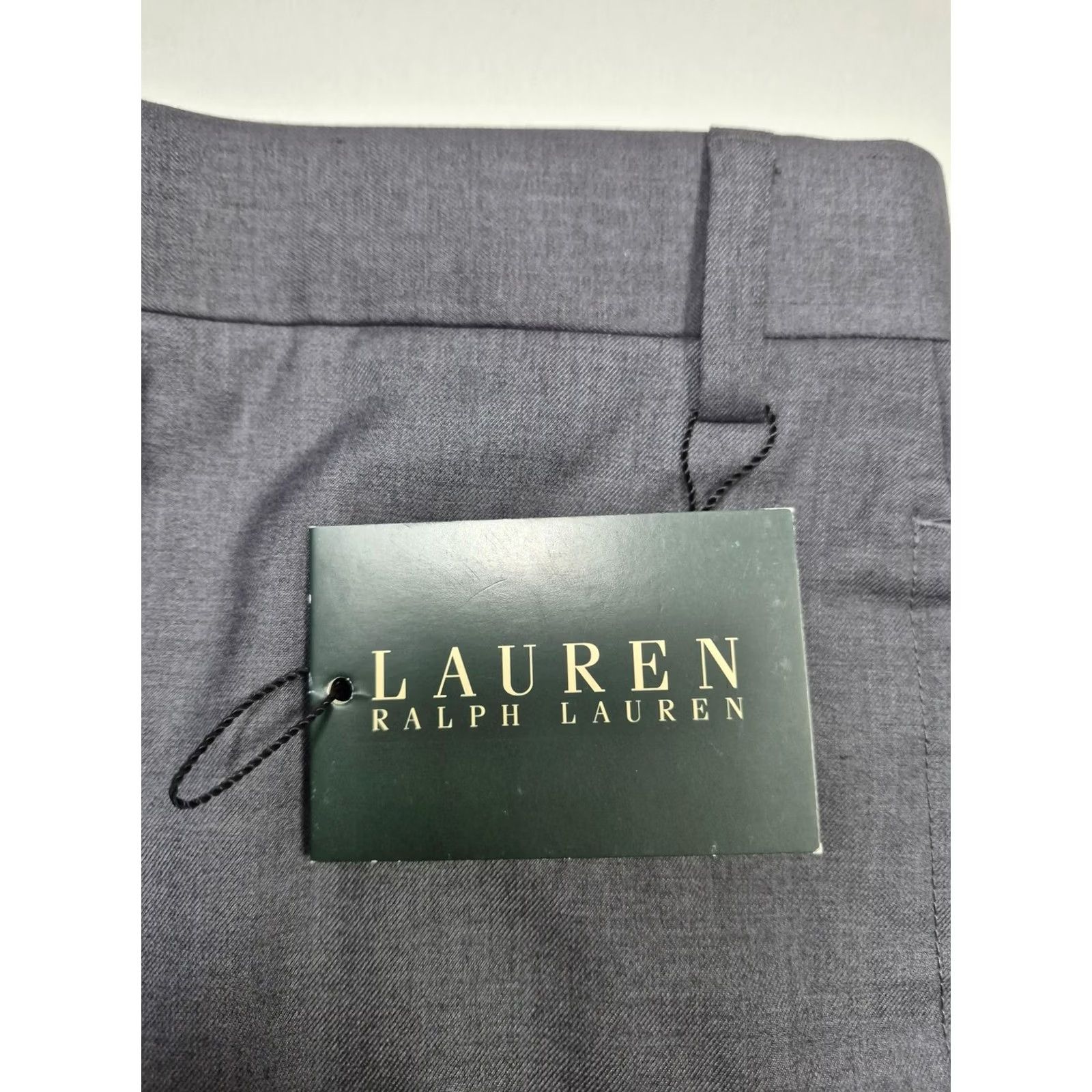 Ralph Lauren Lauren Ralph Lauren Dress Pants Men 38x34 Gray Flat Front Straight Poly Blend Dress Pants Mens 38 Gray Size US 38 / EU 54 - 3 Thumbnail
