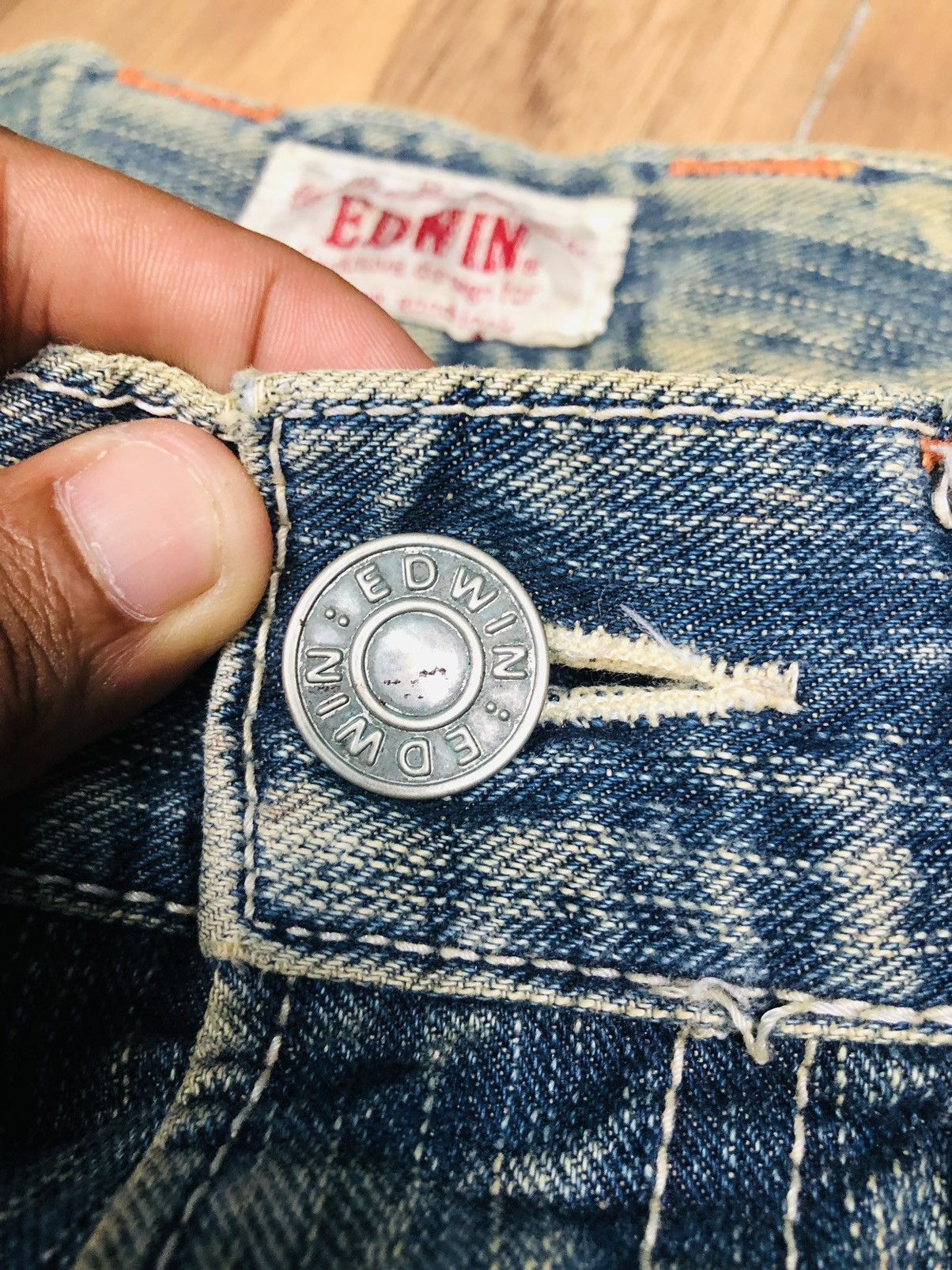 Edwin Edwin Distressed Jeans (21) Size US 30 / EU 46 - 7 Thumbnail