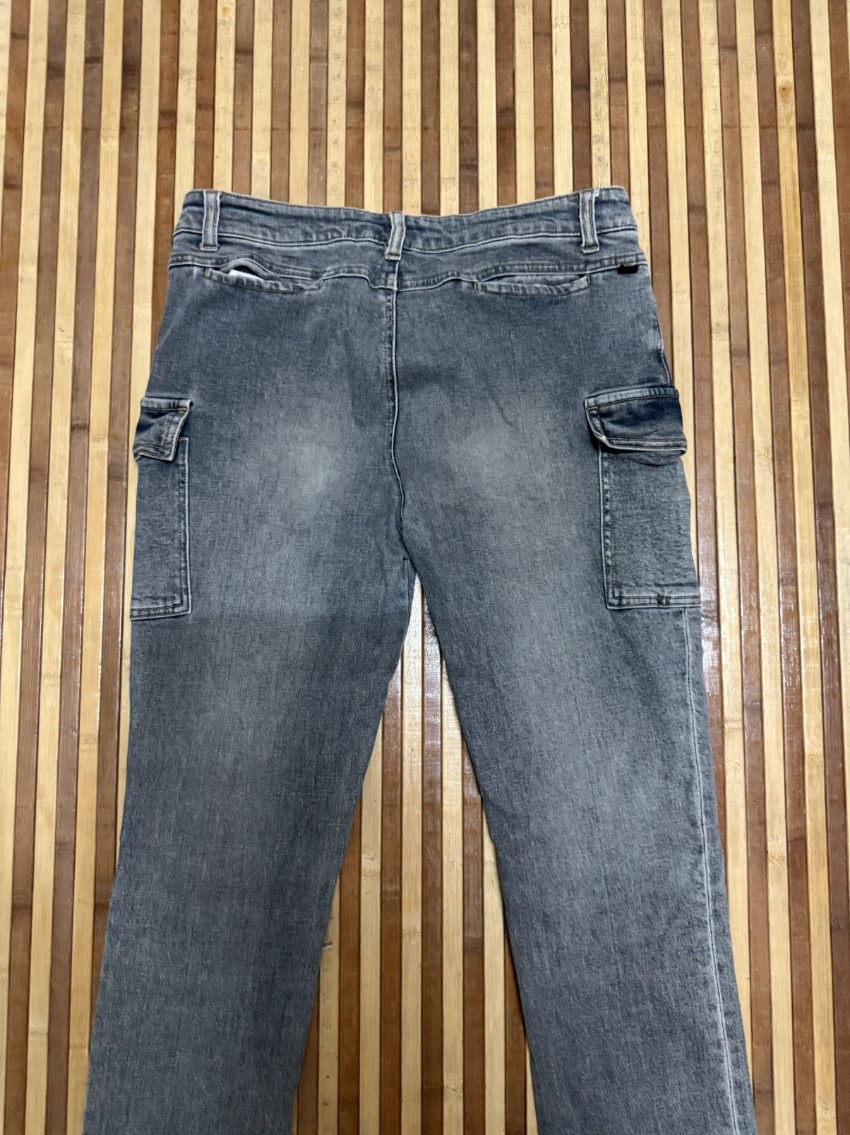 Japanese Brand Daily Topics Japanese brand Denim Cargo Pants Y2K Style W Size US 31 - 6 Thumbnail