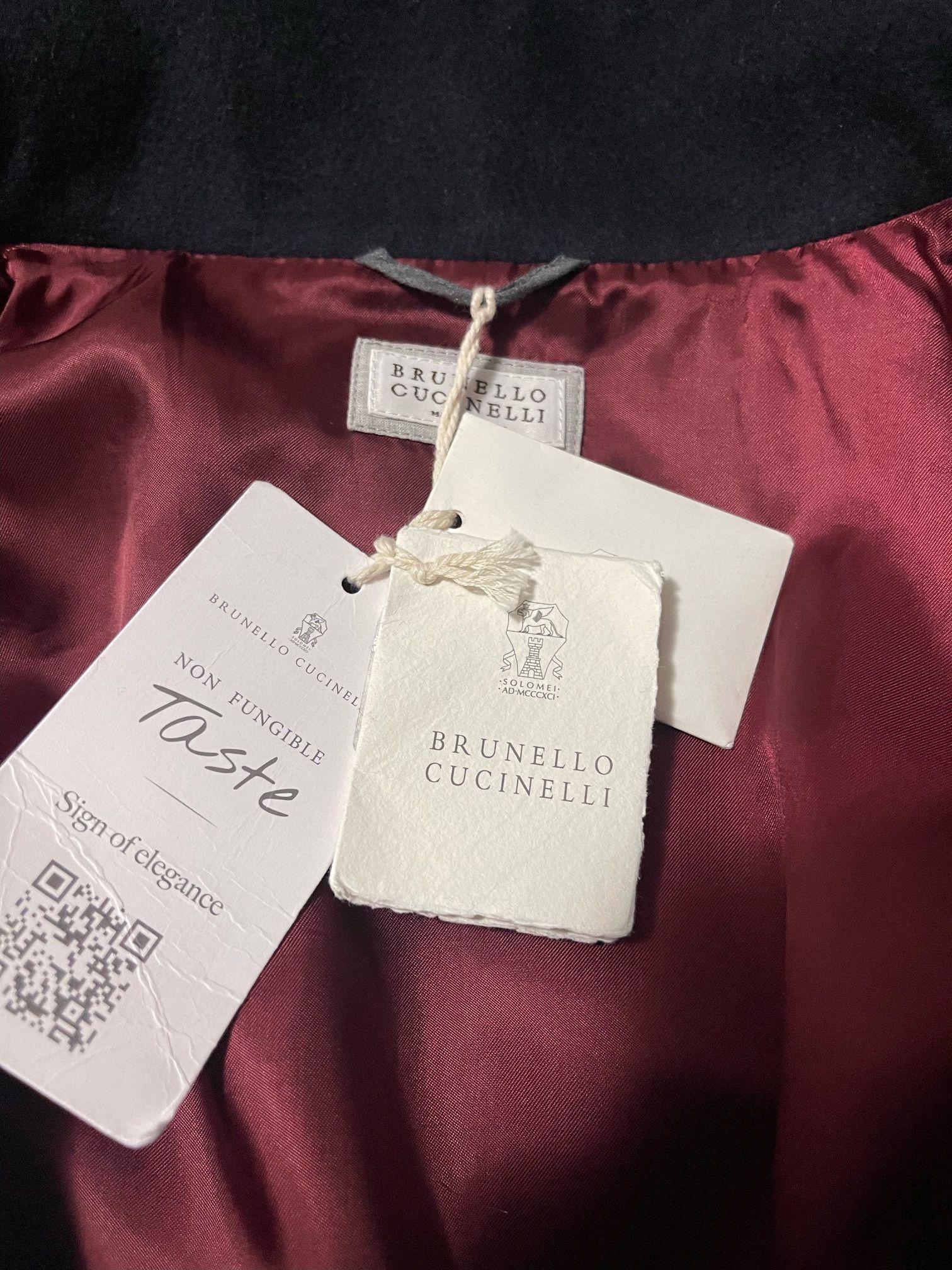 Brunello Cucinelli Brunello Cucinelli Melton Wool Flight Jacket Size 50 IT Size US M / EU 48-50 / 2 - 12 Thumbnail