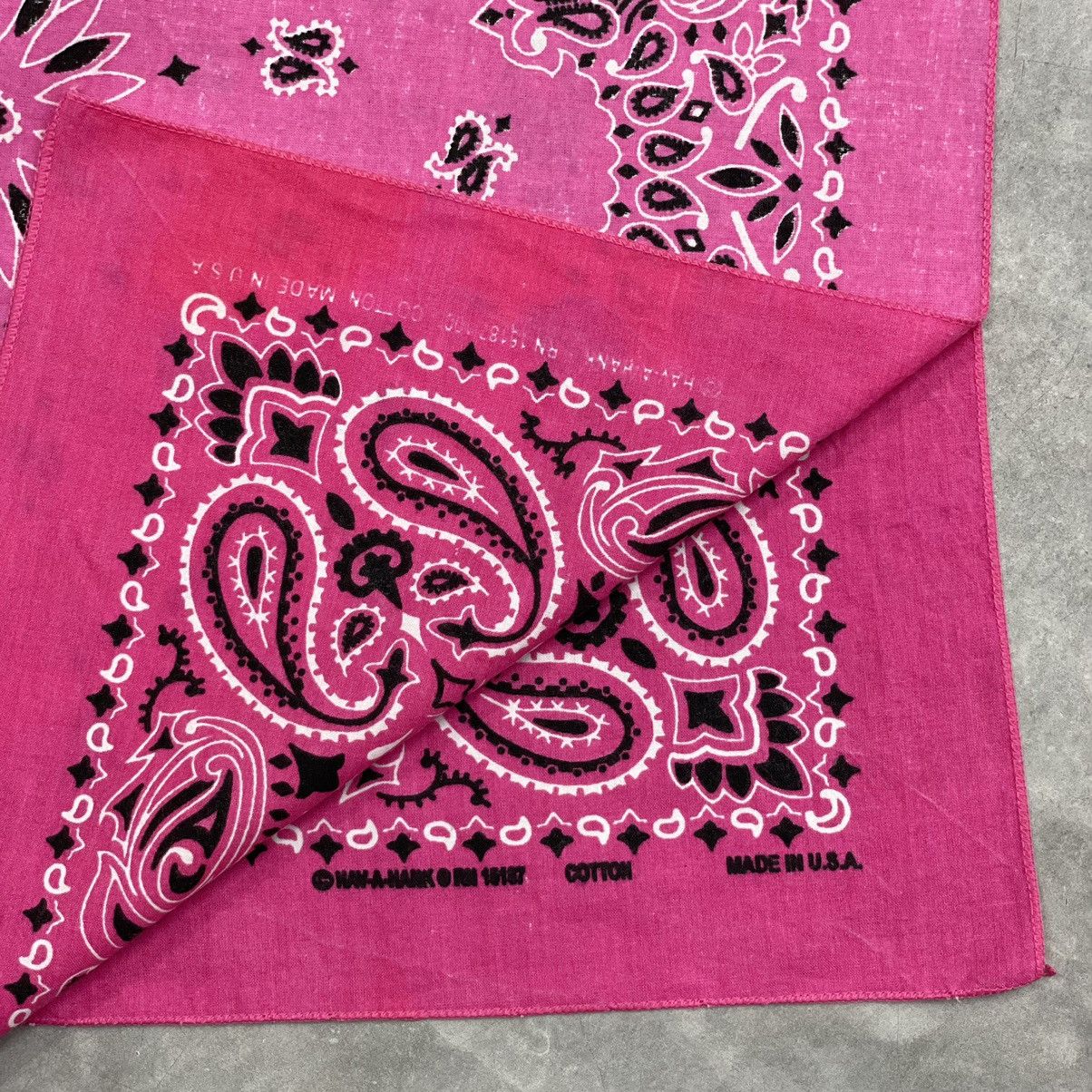 Vintage Made In USA Have A Hank Handkerchief Bandana Scarf Pink Size ONE SIZE - 2 Thumbnail