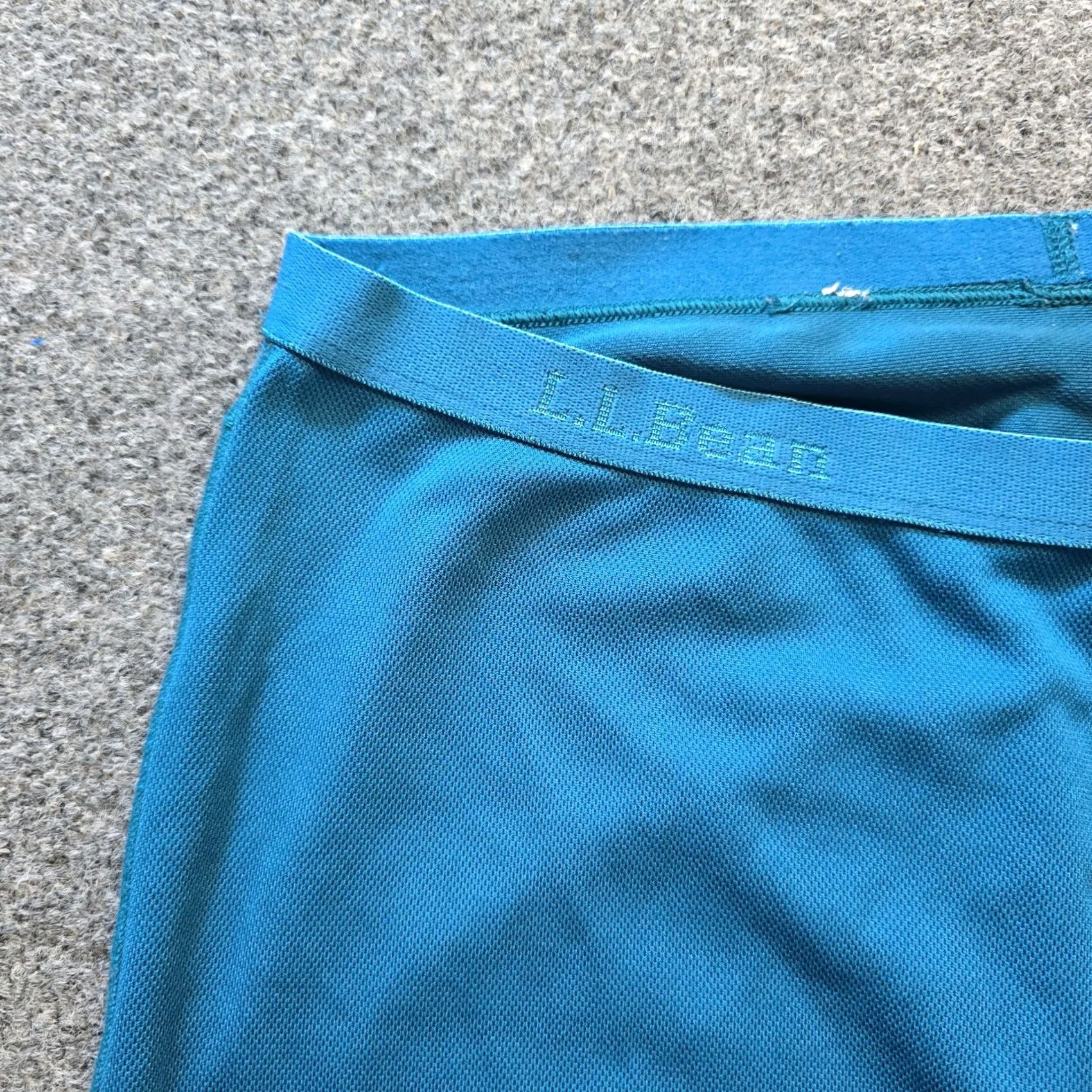 Vintage LL Bean Pants Womens Size Large Blue Midweight Base Layer Warm Outdoors Thermal Size 36" / US 14 / IT 50 - 3 Thumbnail