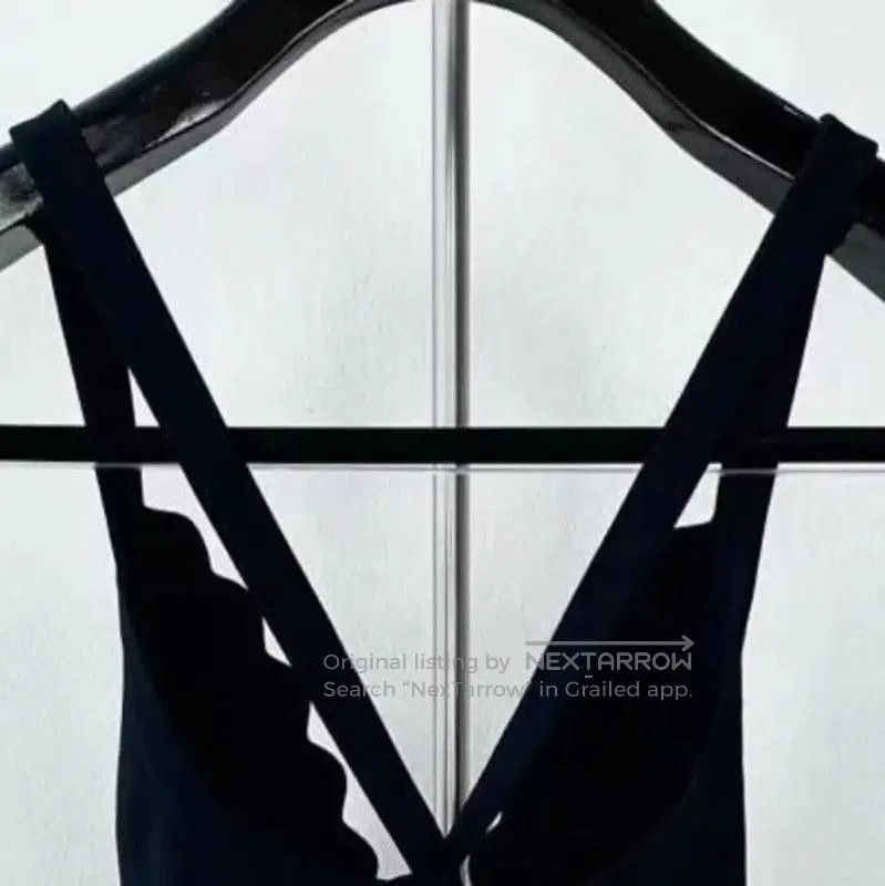 Miu Miu Miu Miu Black Cotton Dress in Size M . Size M / US 6-8 / IT 42-44 - 4 Thumbnail