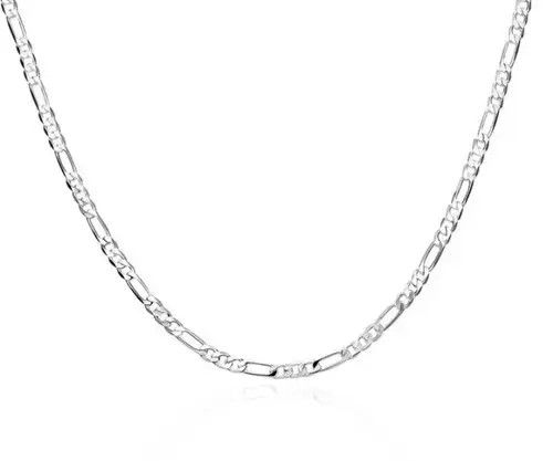 Jewelry Figaro Chain Necklace for Men Women Size ONE SIZE - 2 Thumbnail