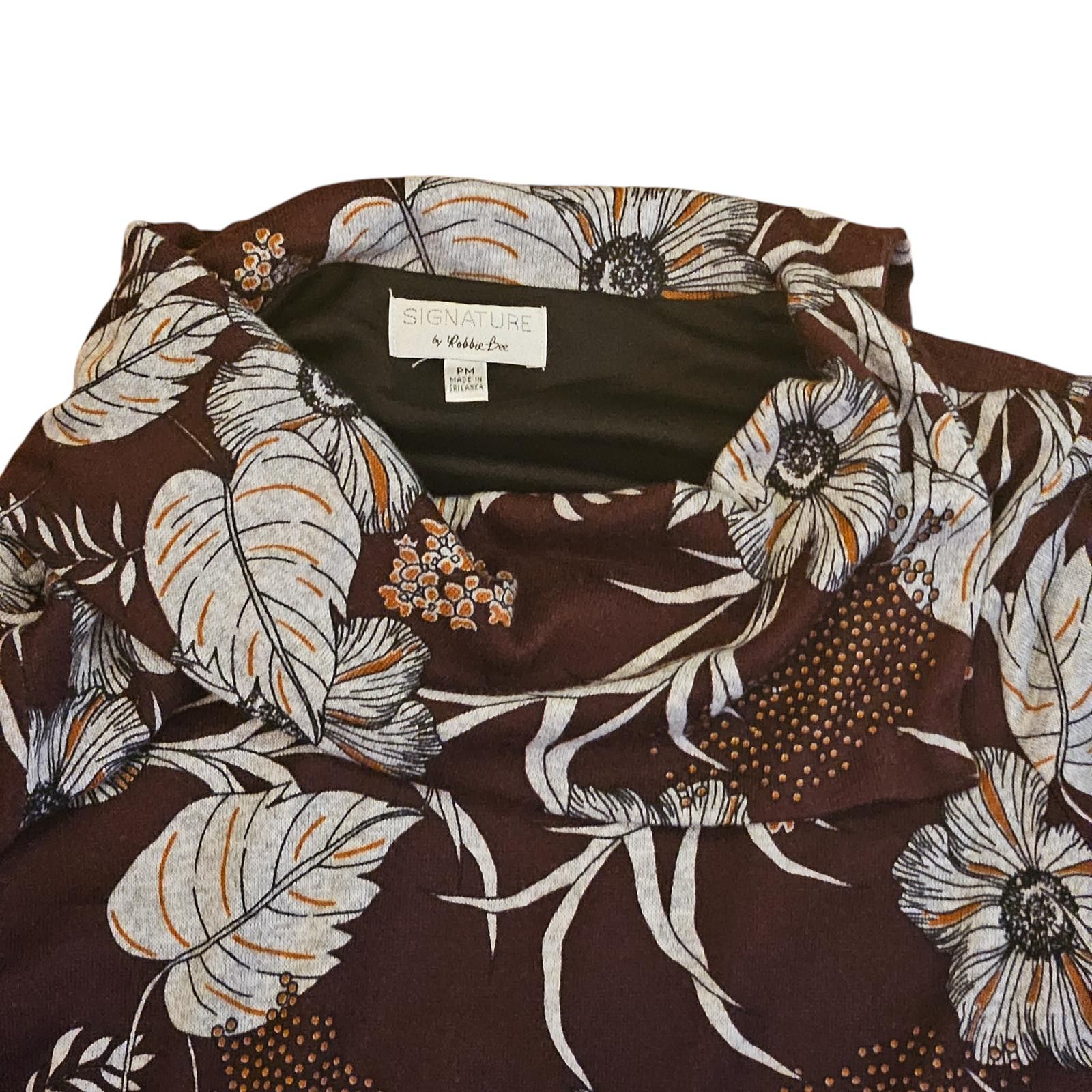 Kirkland Signature Signature by Robbie Bee Floral Dress - Size PM Size M / US 6-8 / IT 42-44 - 3 Thumbnail