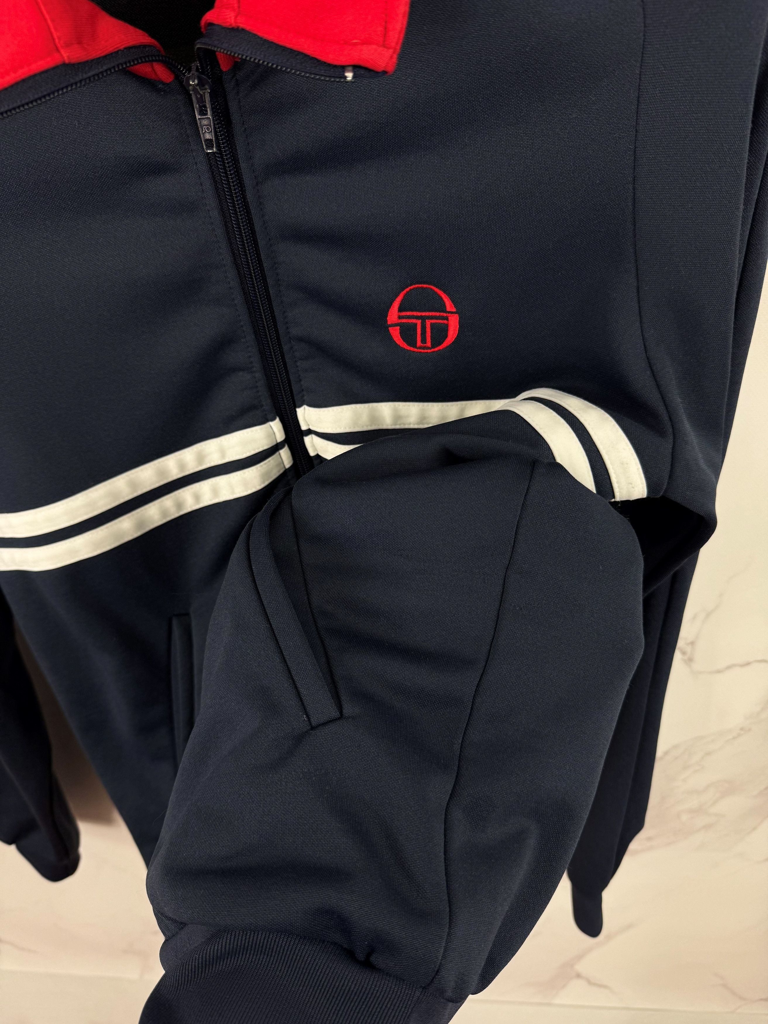 Sergio Tacchini Vintage Sergio Tacchini Track Jacket Classic Retro Zip Up M Size US M / EU 48-50 / 2 - 9 Thumbnail