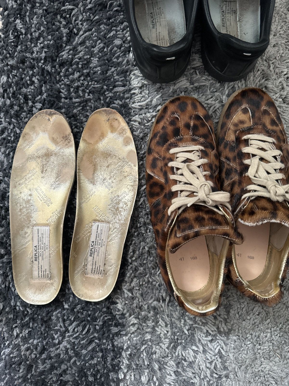Maison Margiela Maison Martin Margiela Replica Low Gats Cheetah Fur AW17 Size US 8 / EU 41 - 6 Thumbnail