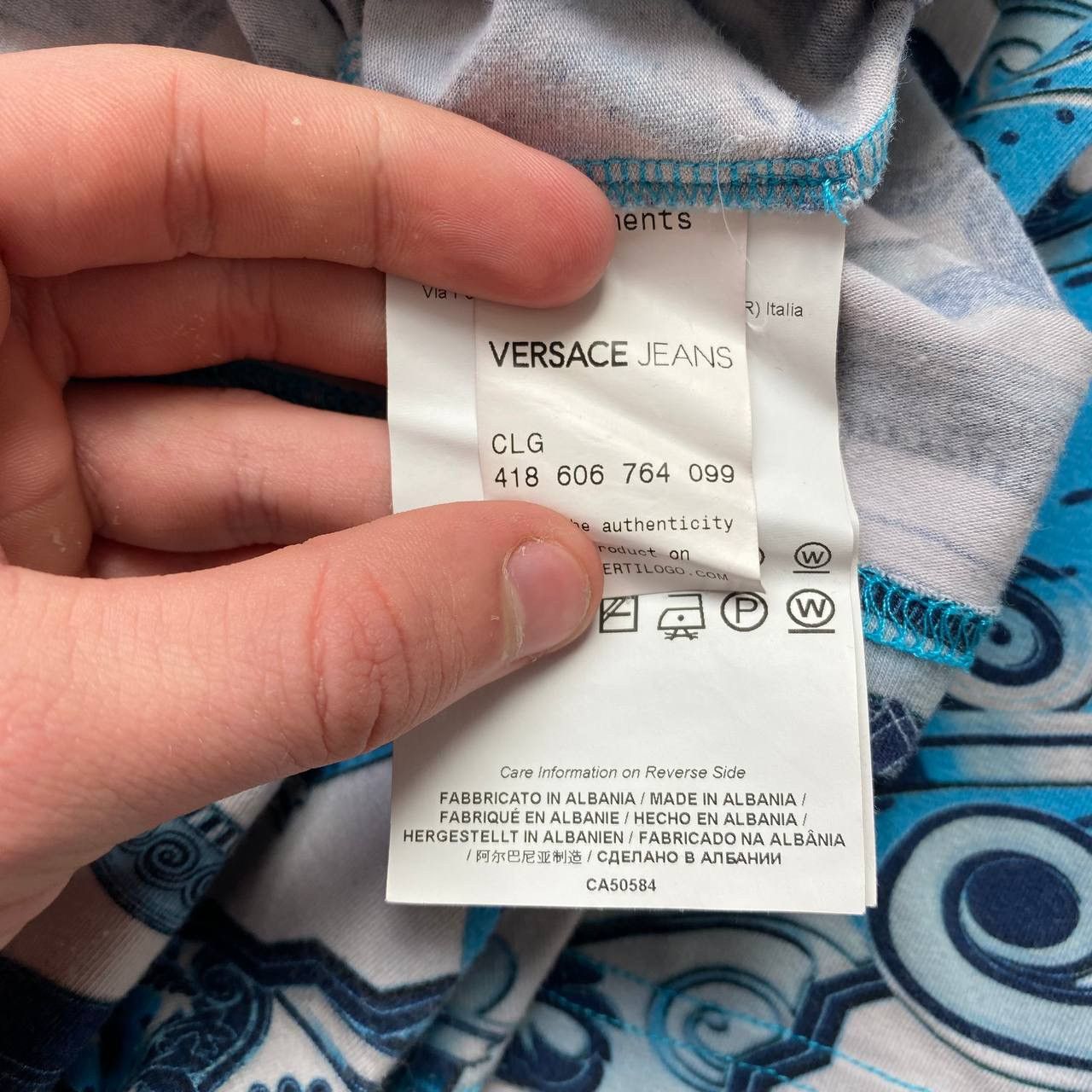 Streetwear × Versace × Vintage Versace monogram tee shirt Size US M / EU 48-50 / 2 - 7 Thumbnail