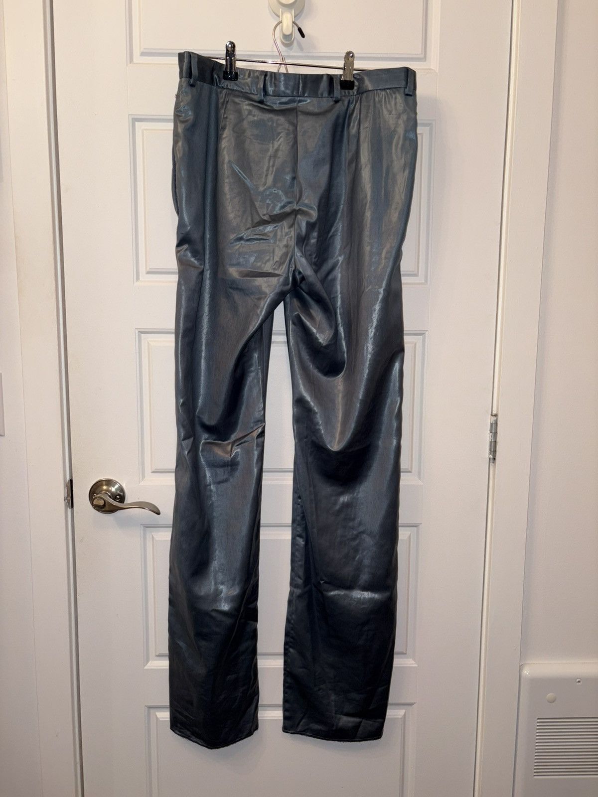 Martine Rose Martine Rose Straight-Leg Shiny Trousers Size US 30 / EU 46 - 2 Thumbnail