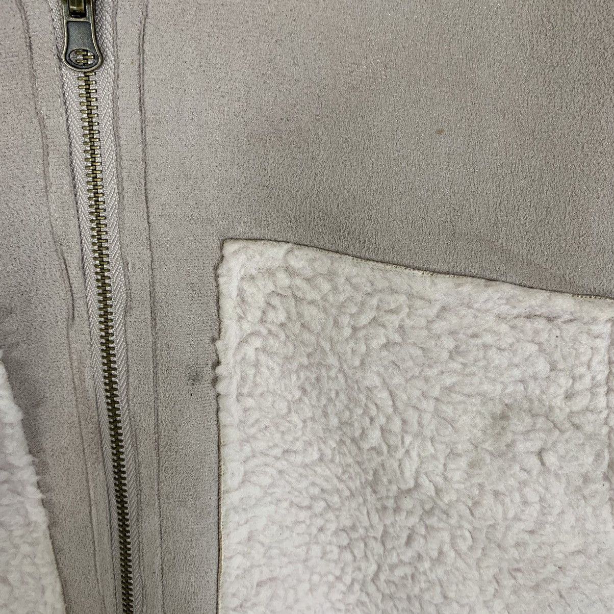 Designer × Japanese Brand × Vintage W Closet Sherpa Fleece ZipUp Jacket Size ONE SIZE - 11 Thumbnail