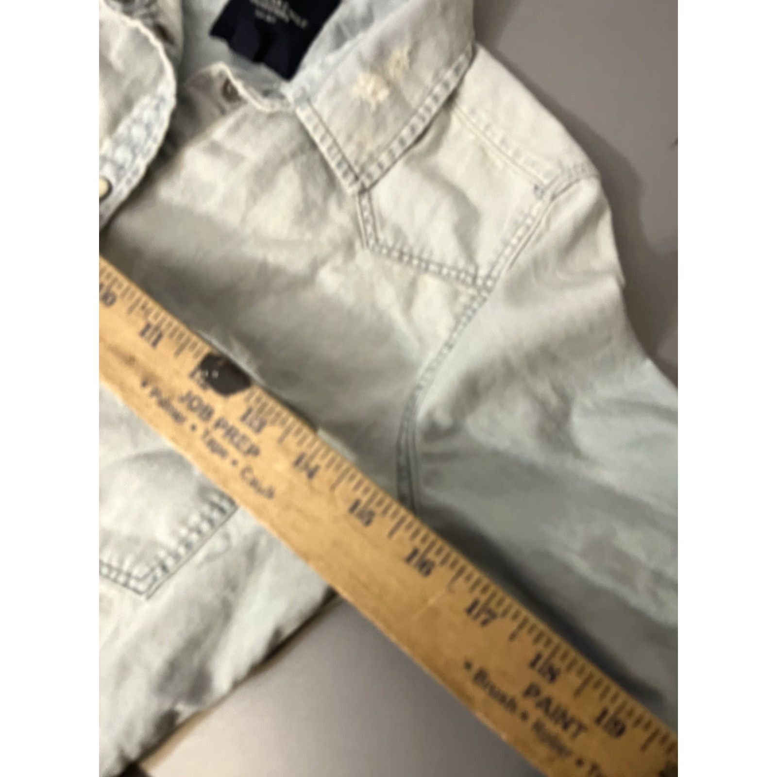 American Eagle Outfitters American Eagle Outfitters Shirt Womens XS Slim Blue Chambray Western Cowgirl Pearl Snap Size XS / US 0-2 / IT 36-38 - 4 Thumbnail