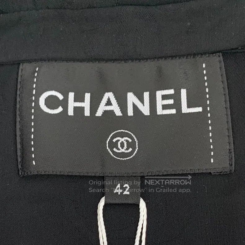 Chanel Chanel 25B black cotton hooded single-breasted long-sleeve Size M / US 6-8 / IT 42-44 - 5 Thumbnail