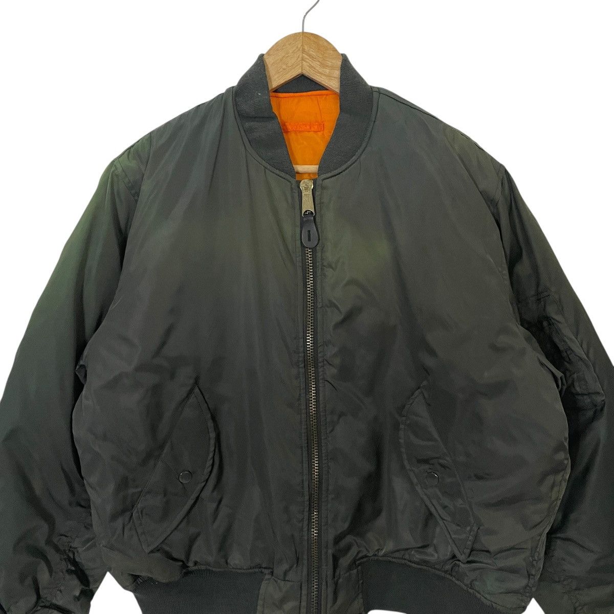 Vintage Vintage Phatom Military Reversable Bomber Jacket Size US M / EU 48-50 / 2 - 2 Thumbnail