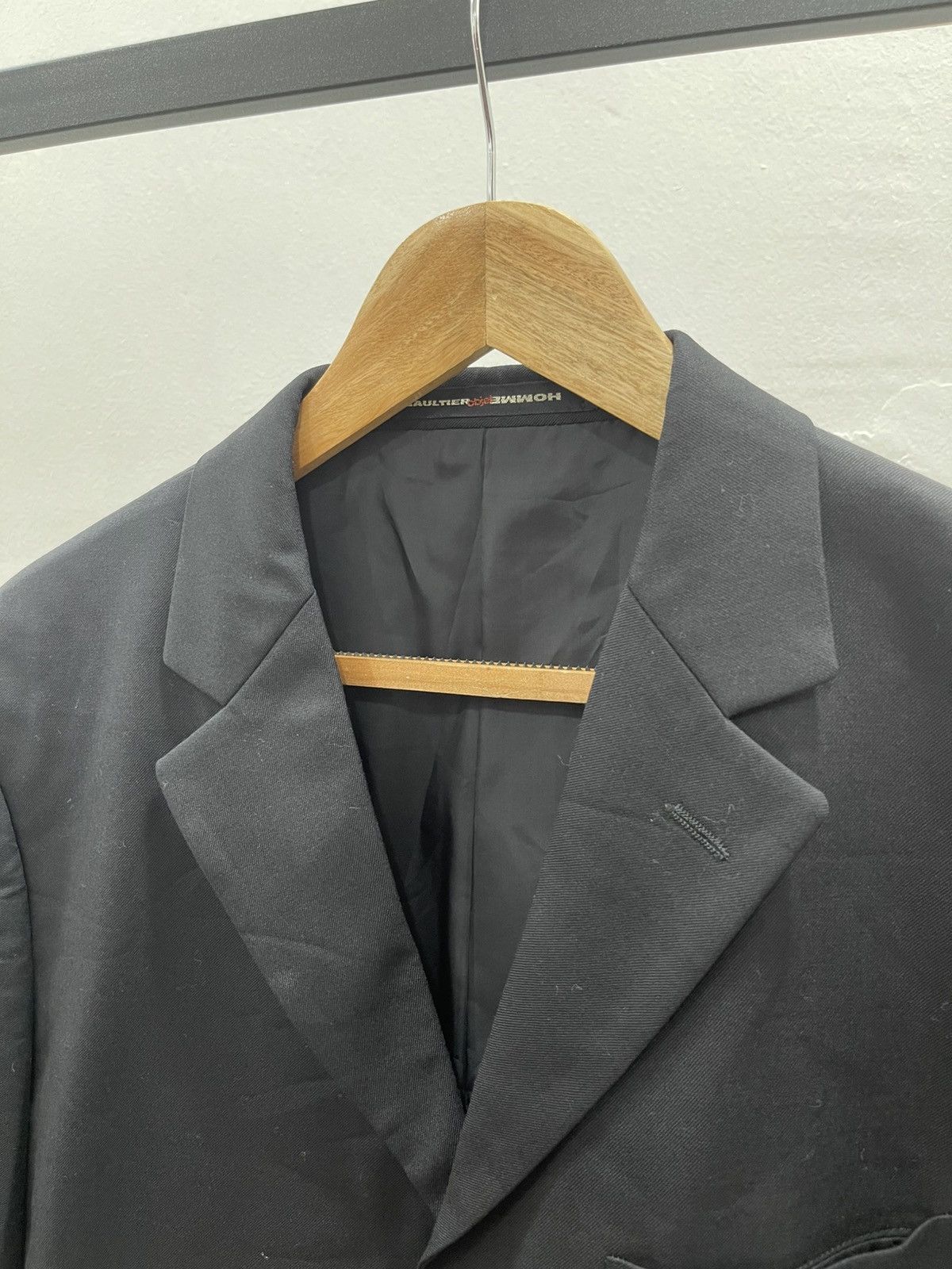 Jean Paul Gaultier Jean-Paul GUALTIER HOMME objet Wool Jacket Tailored 48M Size 48R - 3 Thumbnail