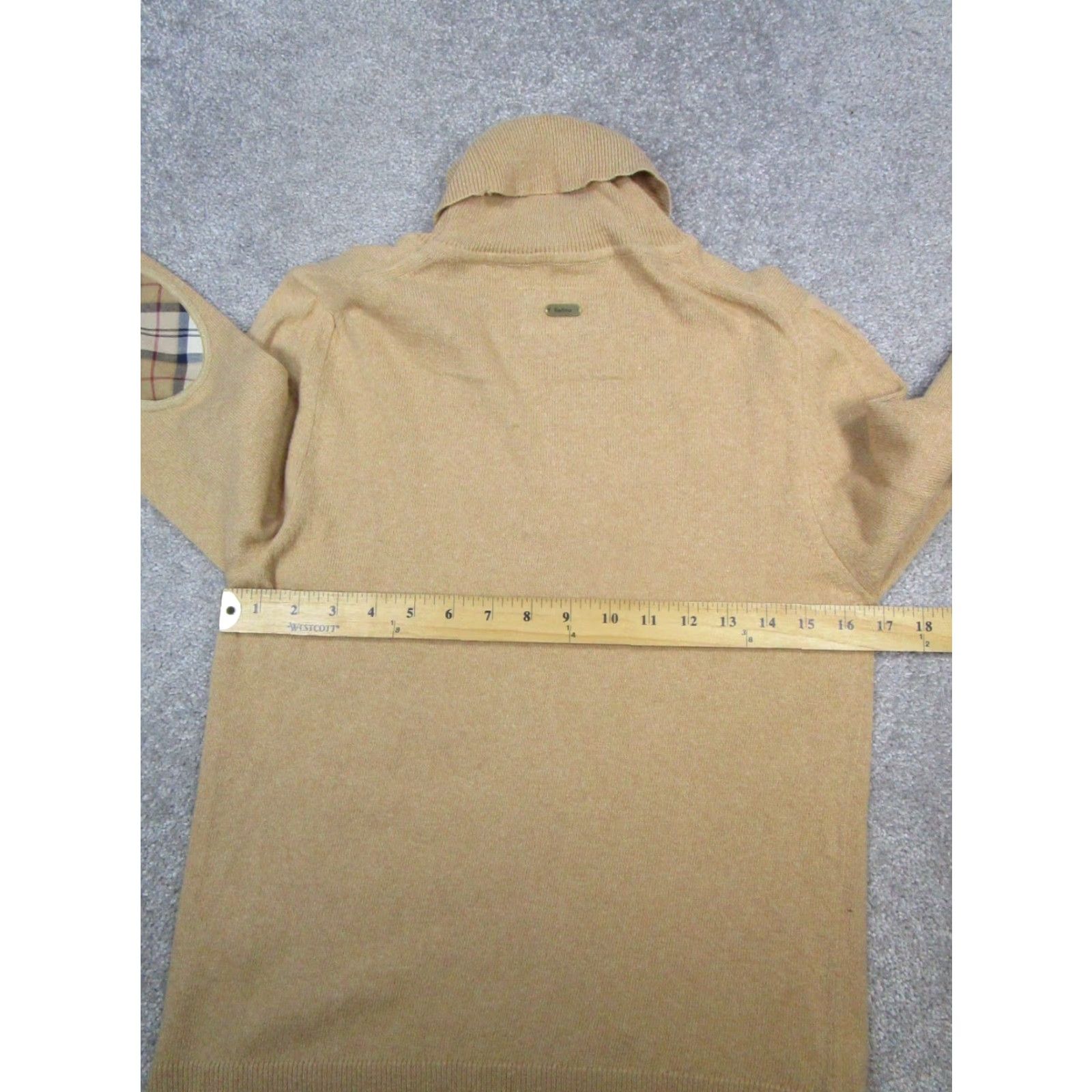 Barbour Barbour Sweater Barbour Womens 4 Brown Wool Cotton Knit Turtleneck Pullover Size S / US 4 / IT 40 - 6 Thumbnail
